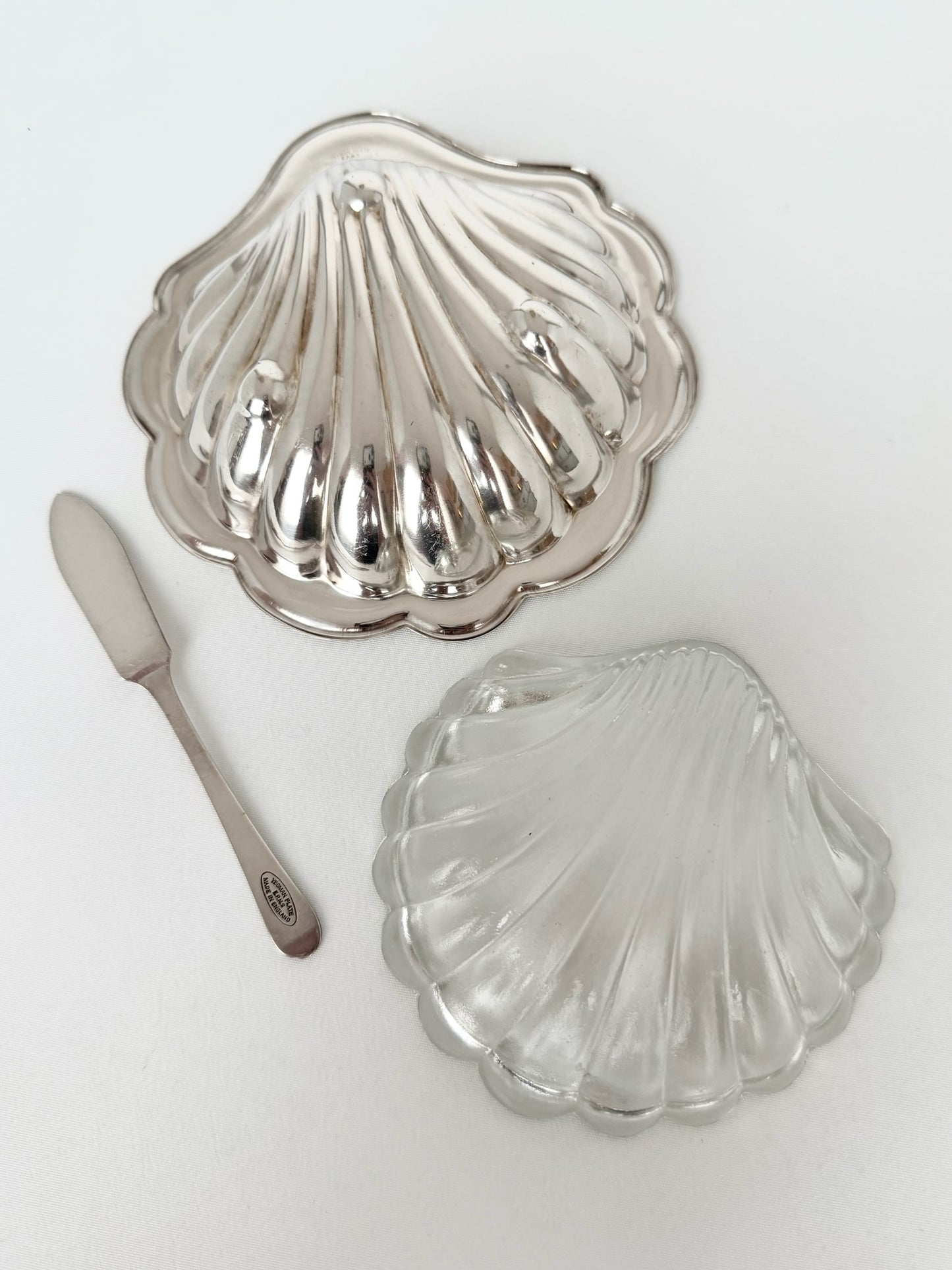 Cammie Silverplate Butter Dish