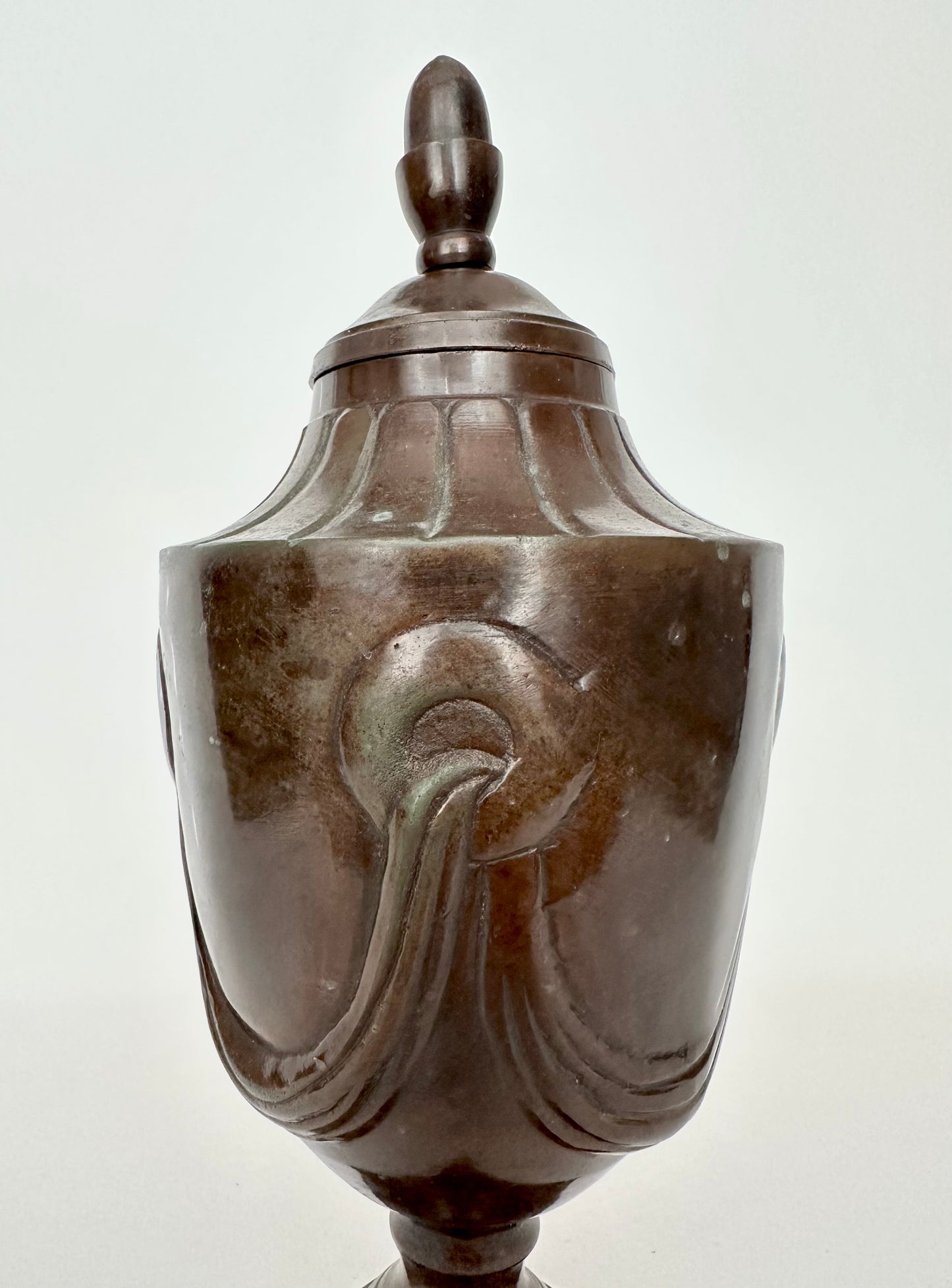 Liberty Bronze Lidded Urn