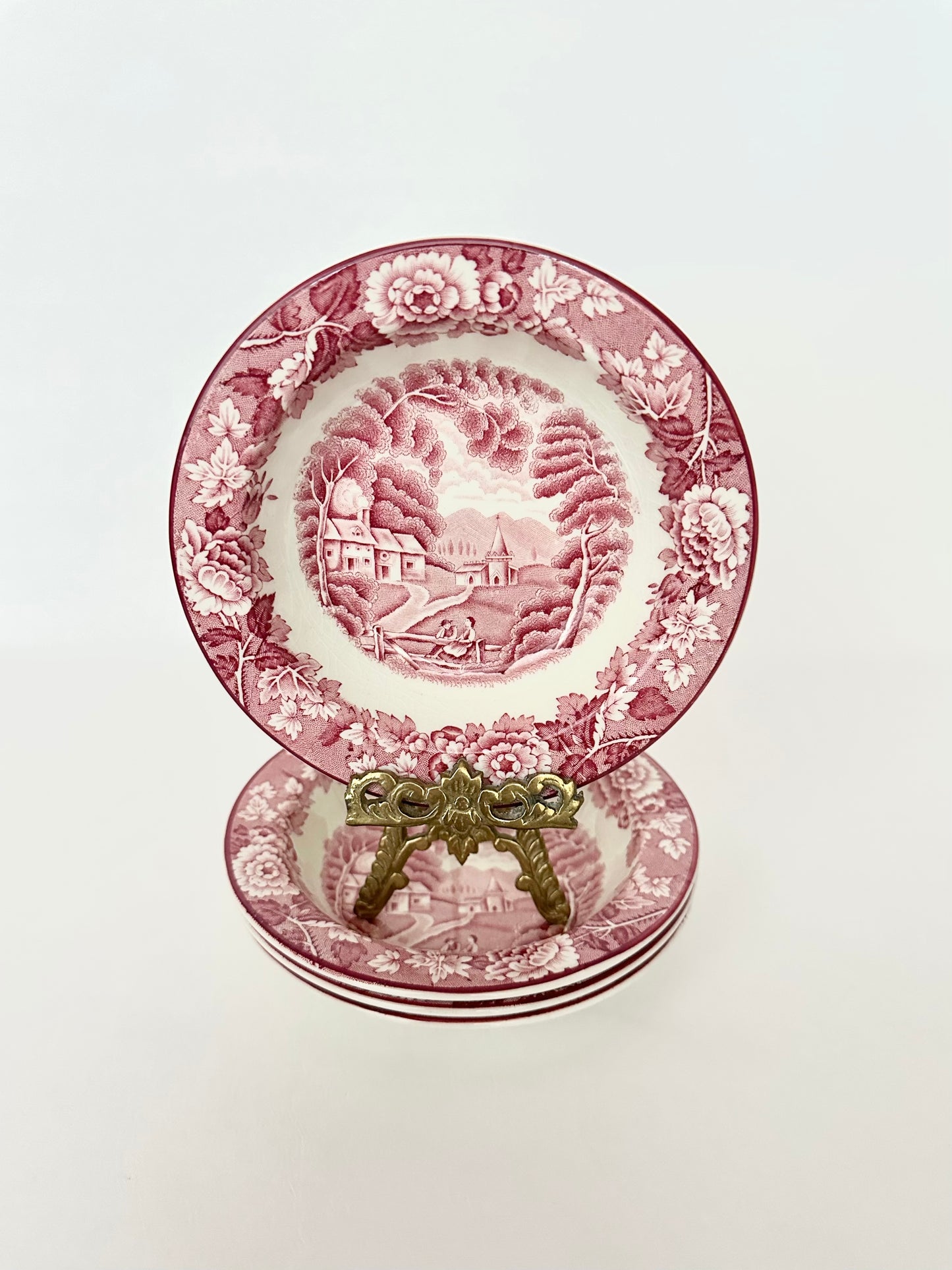 Estelle Transferware Fruit Bowls