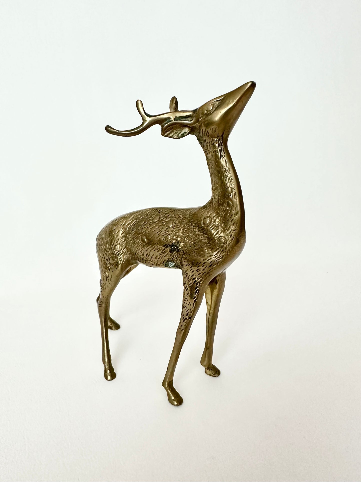 Rudy Brass Deer Pair