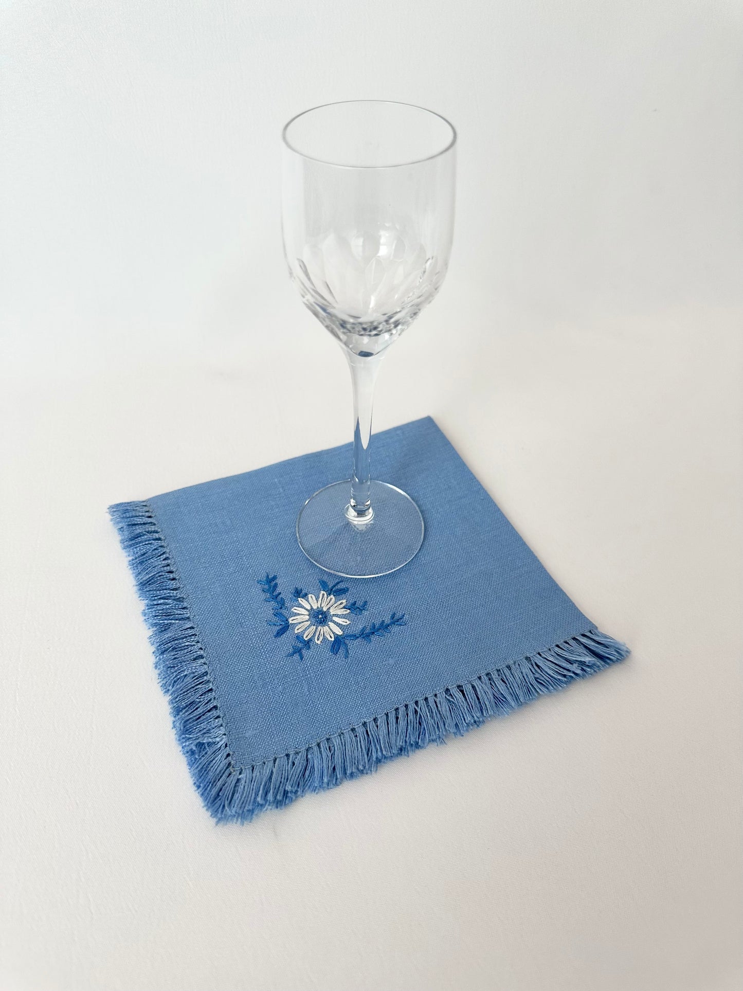 Greta Embroidered Cocktail Napkins