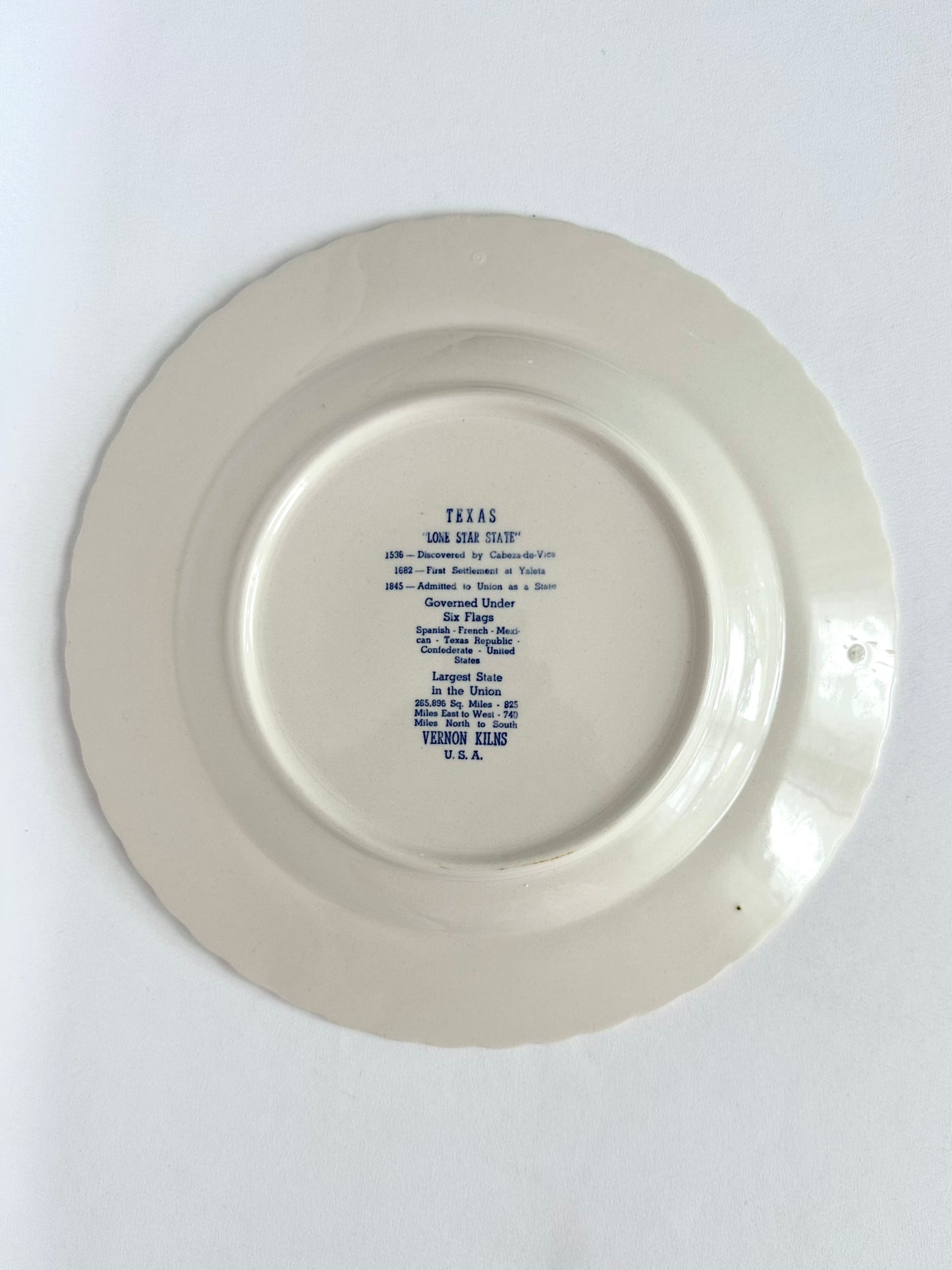 Emmie Texas Souvenir Plate