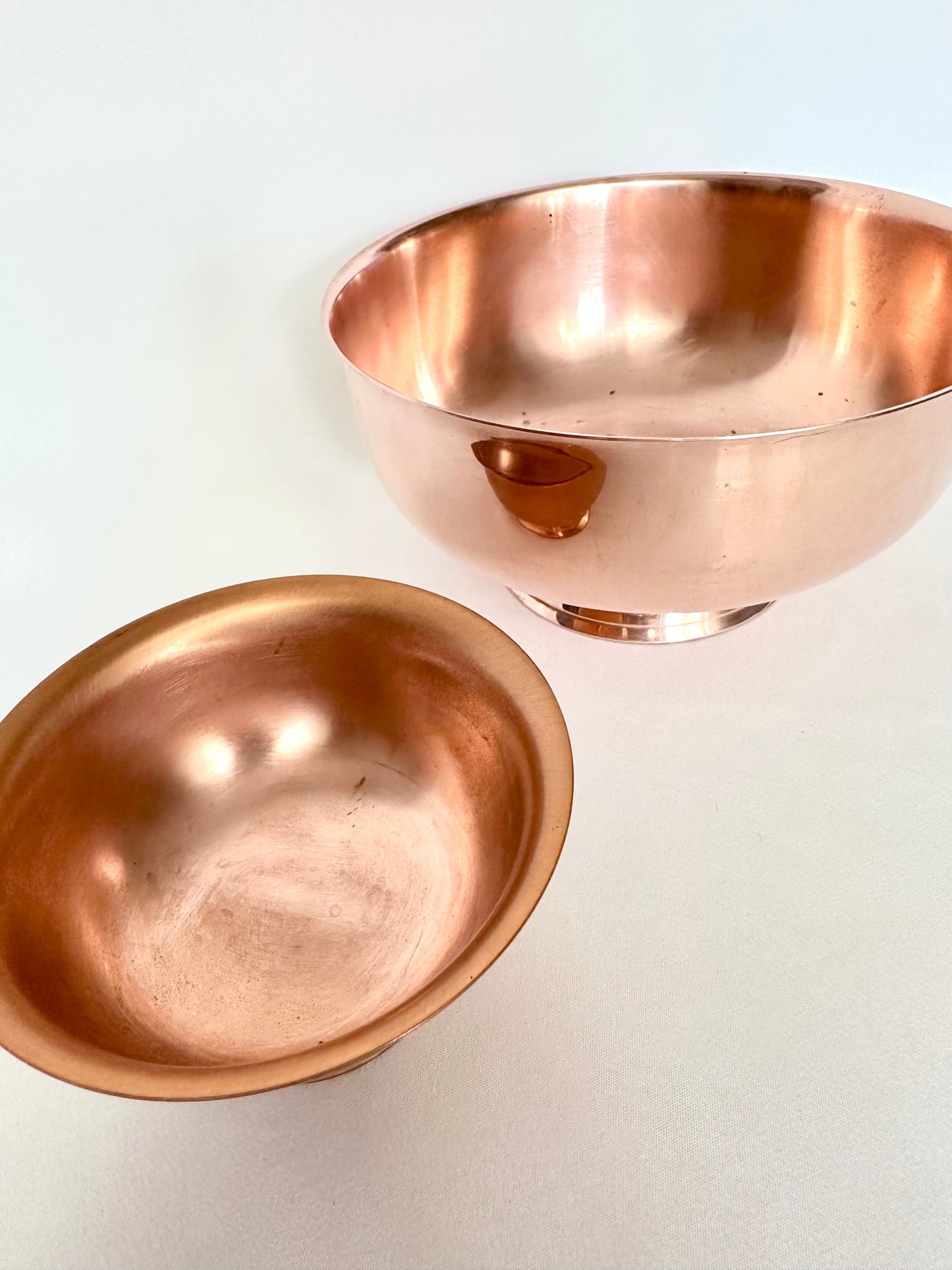 Aramita Copper Revere Bowl Pair