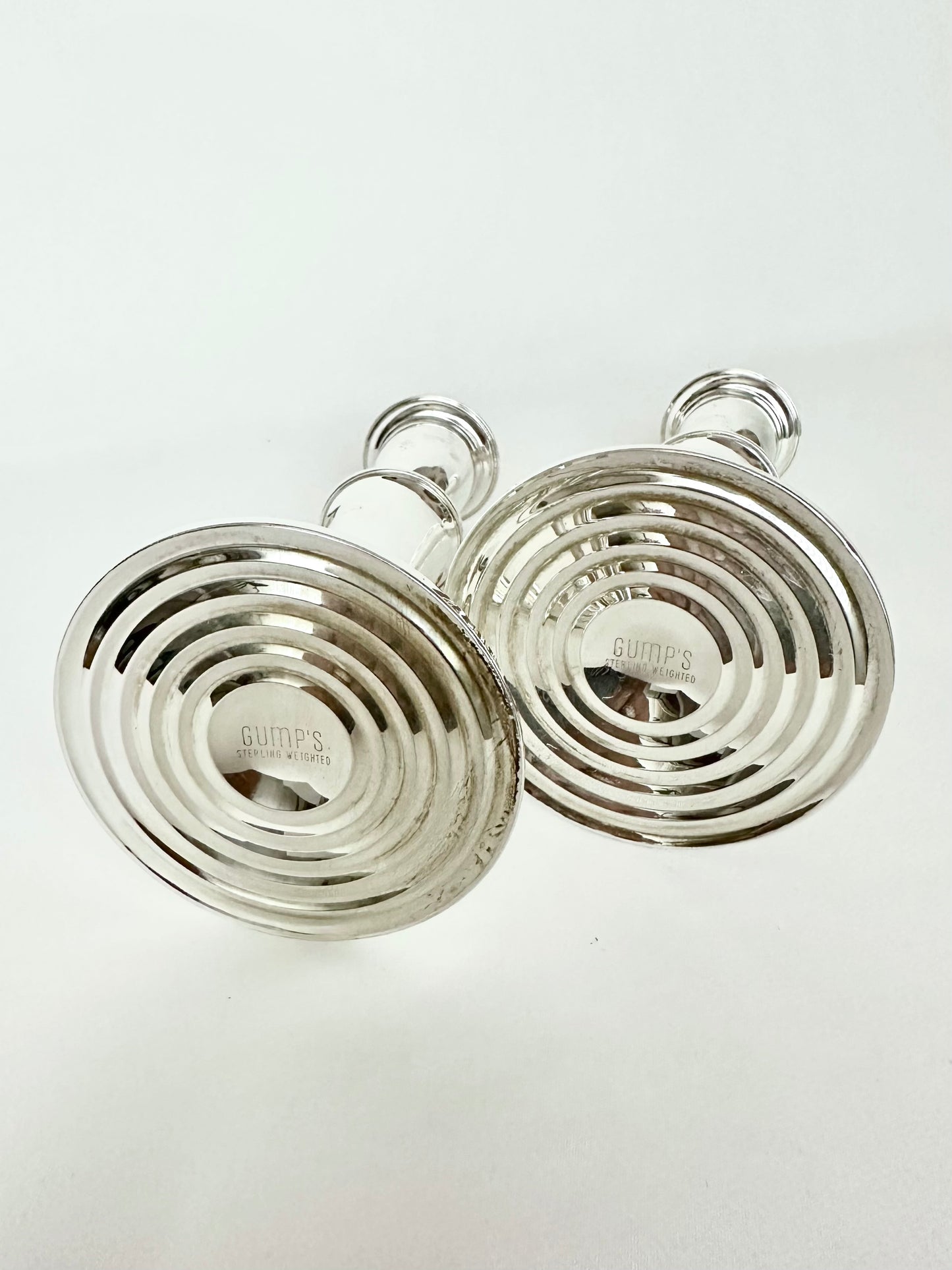 Silvie Sterling Candlestick Holders