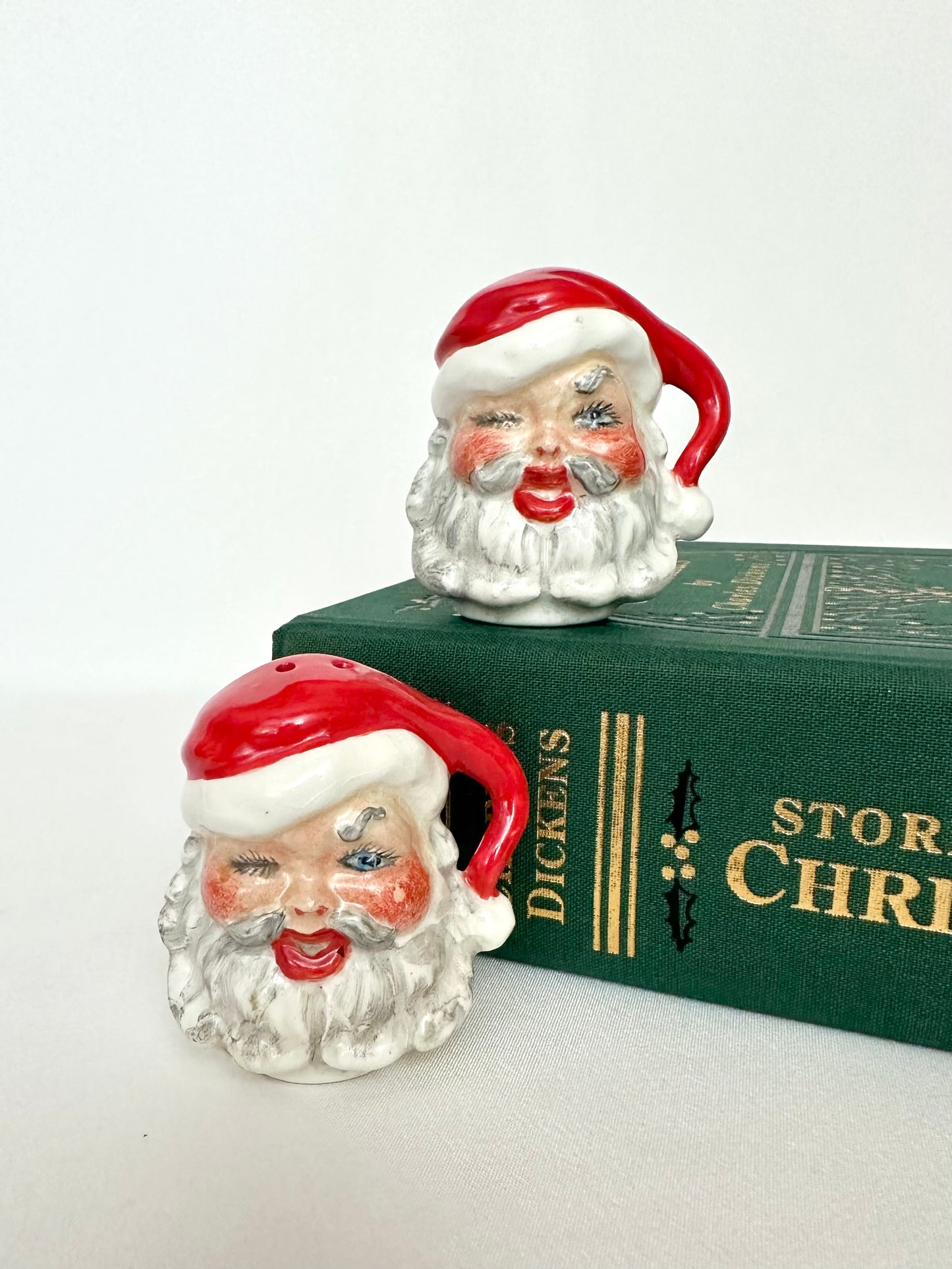 Kringle Santa Salt & Pepper Shakers