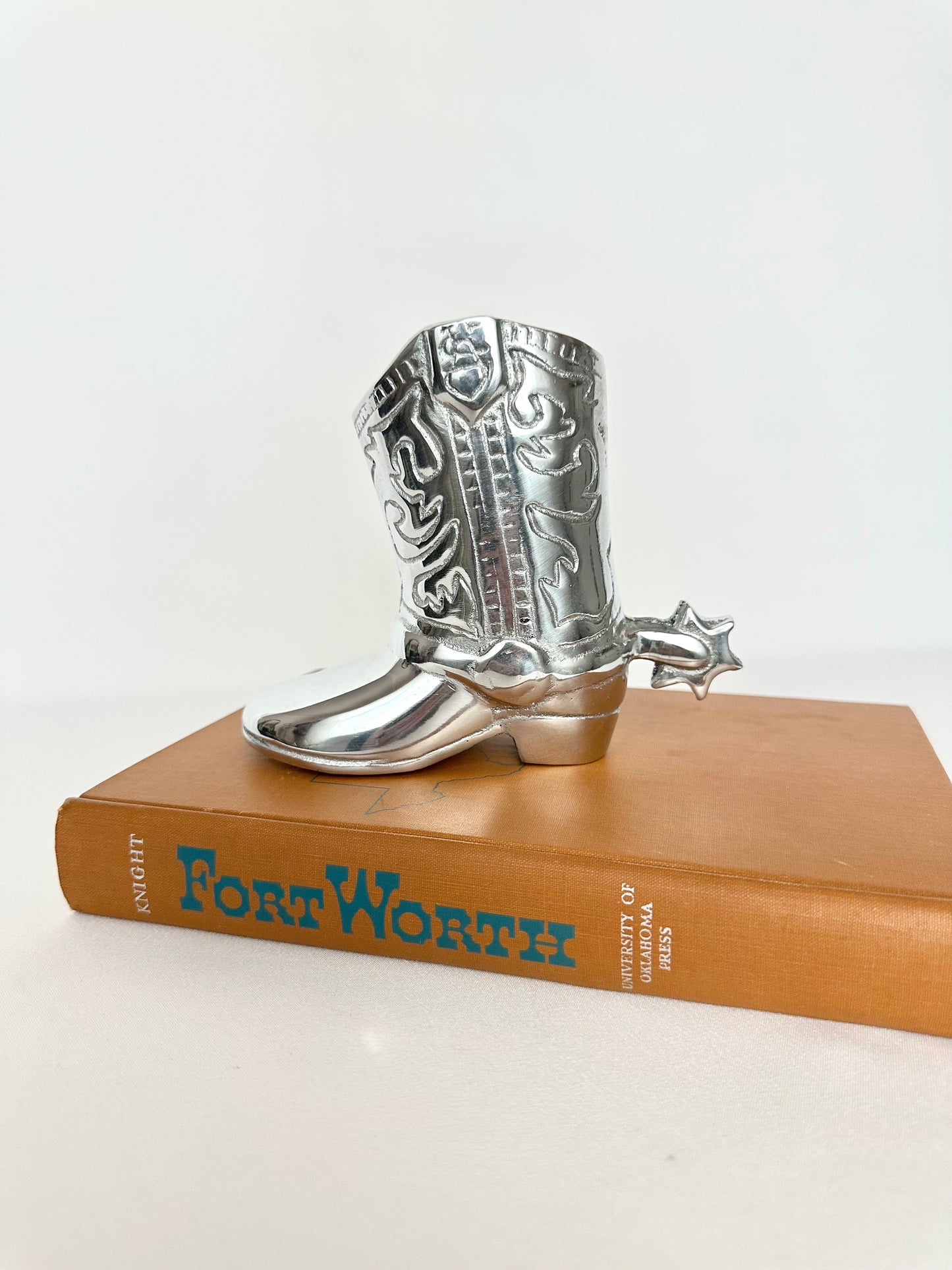 Laramie Pewter Cowboy Boot