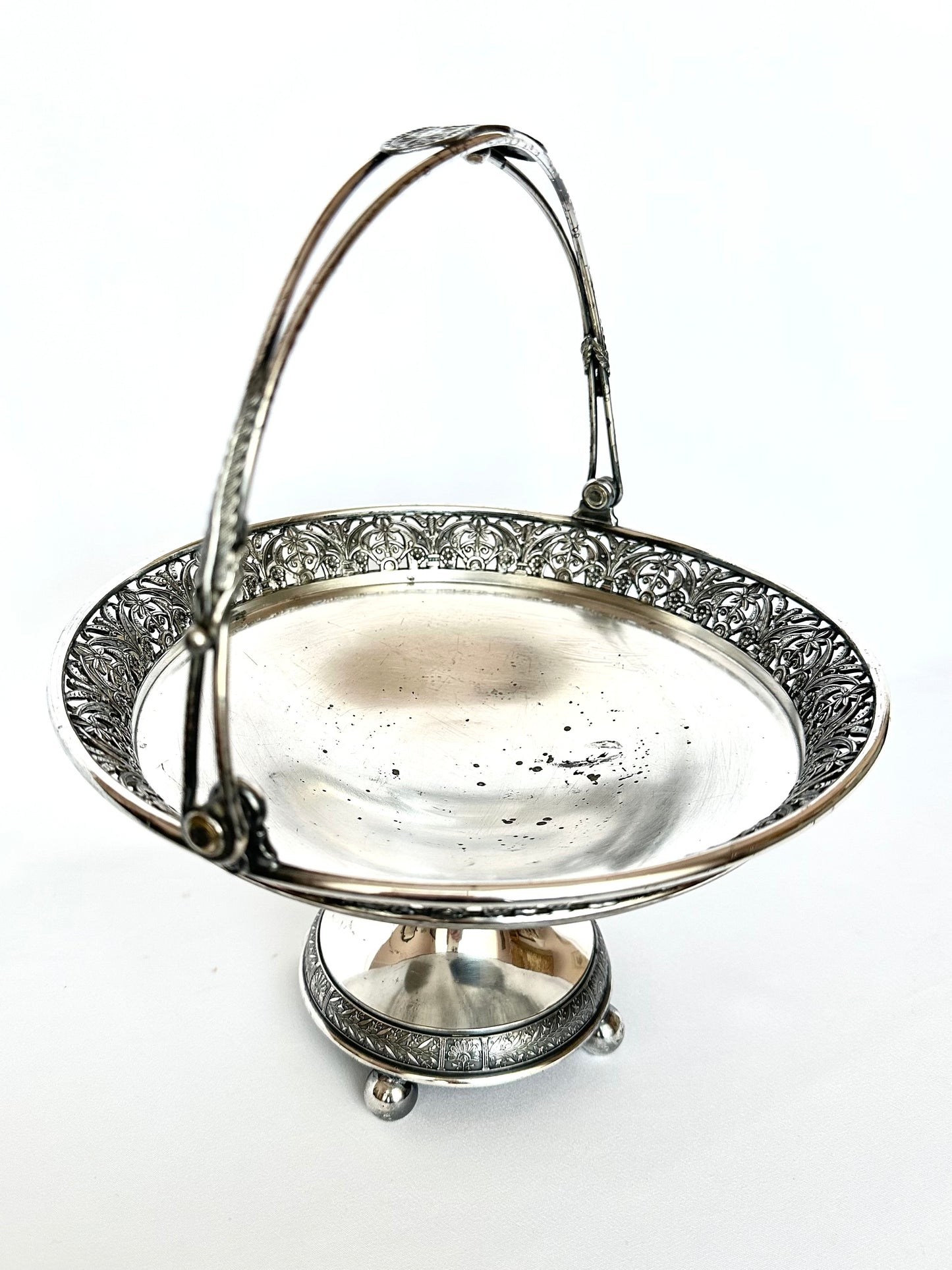 Arley Silver Plate Basket