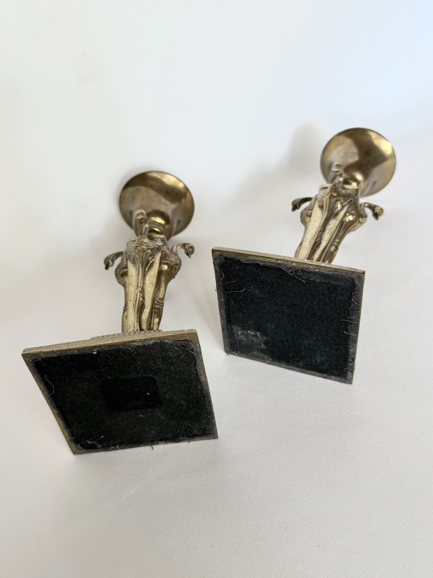 Nettie Brass Candlestick Holders