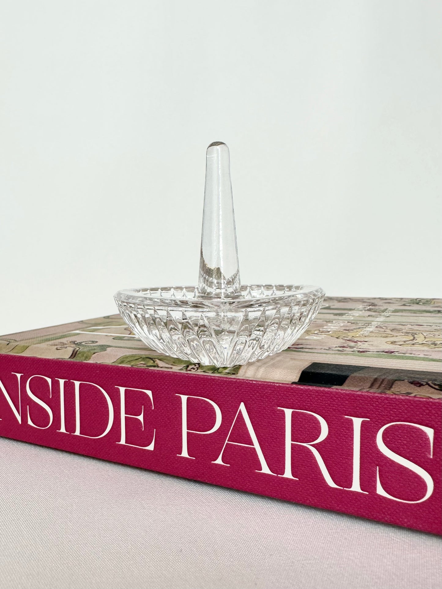 Bijou Cut Crystal Ring Dish