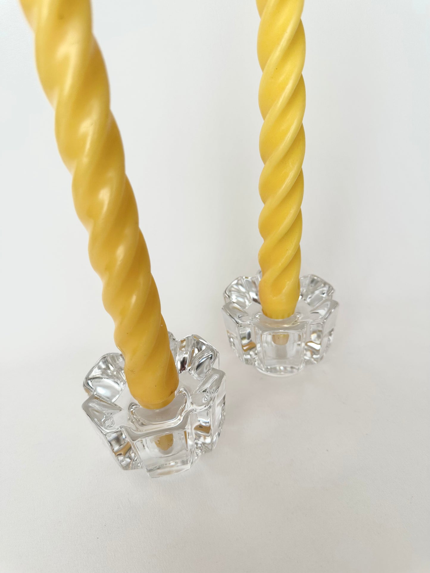 Christelle Crystal Candlestick Holders