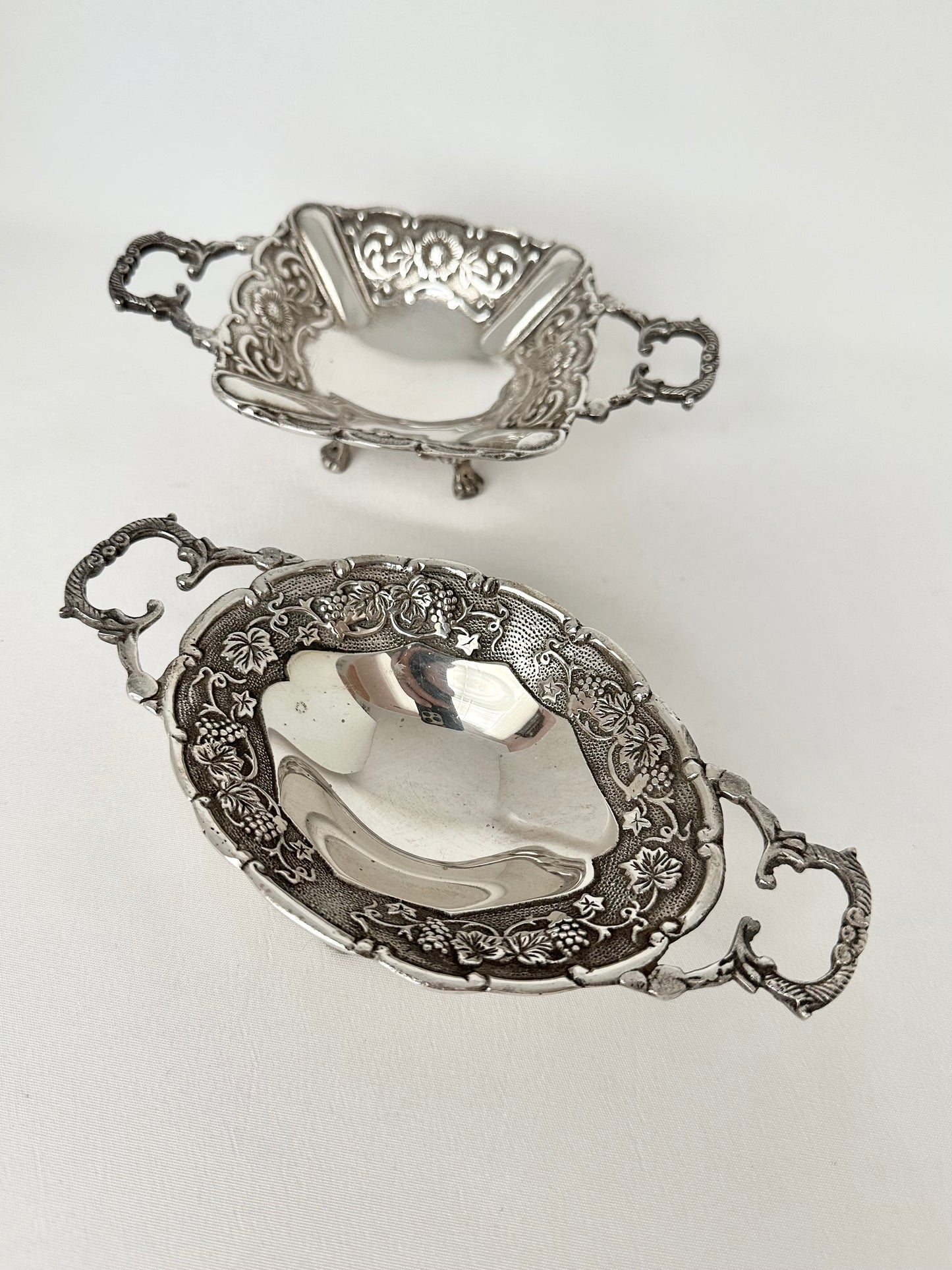 Tippi Silverplate Dish Duo