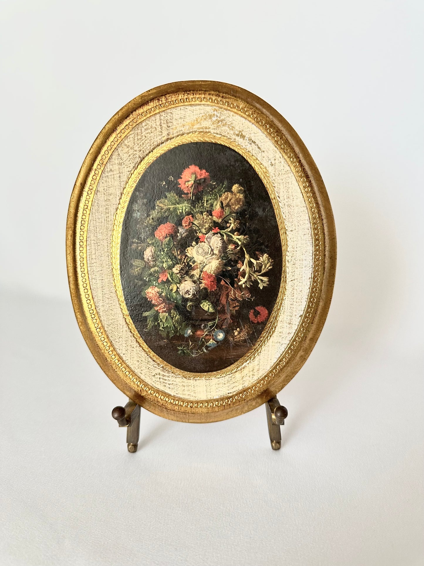 Ginnie Floral Plaque Pair