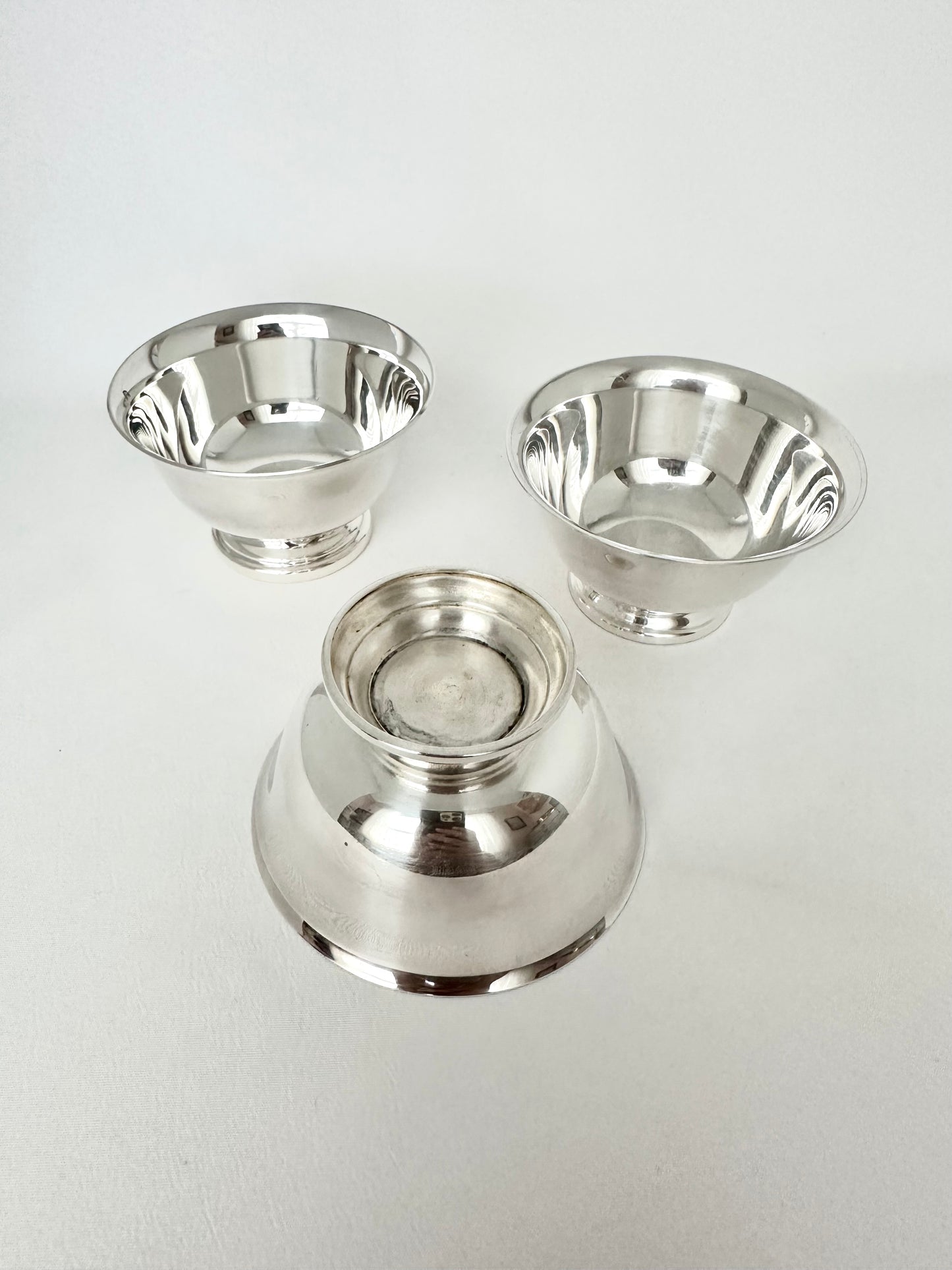 Della Silverplate Revere Bowl Trio