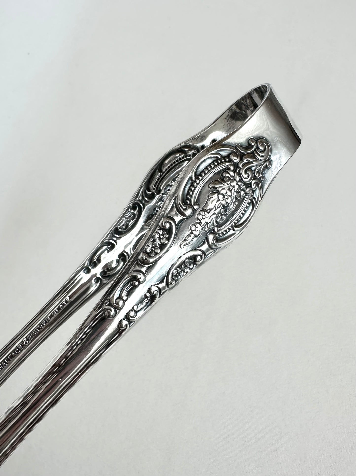 Castille Silverplate Ice Tongs