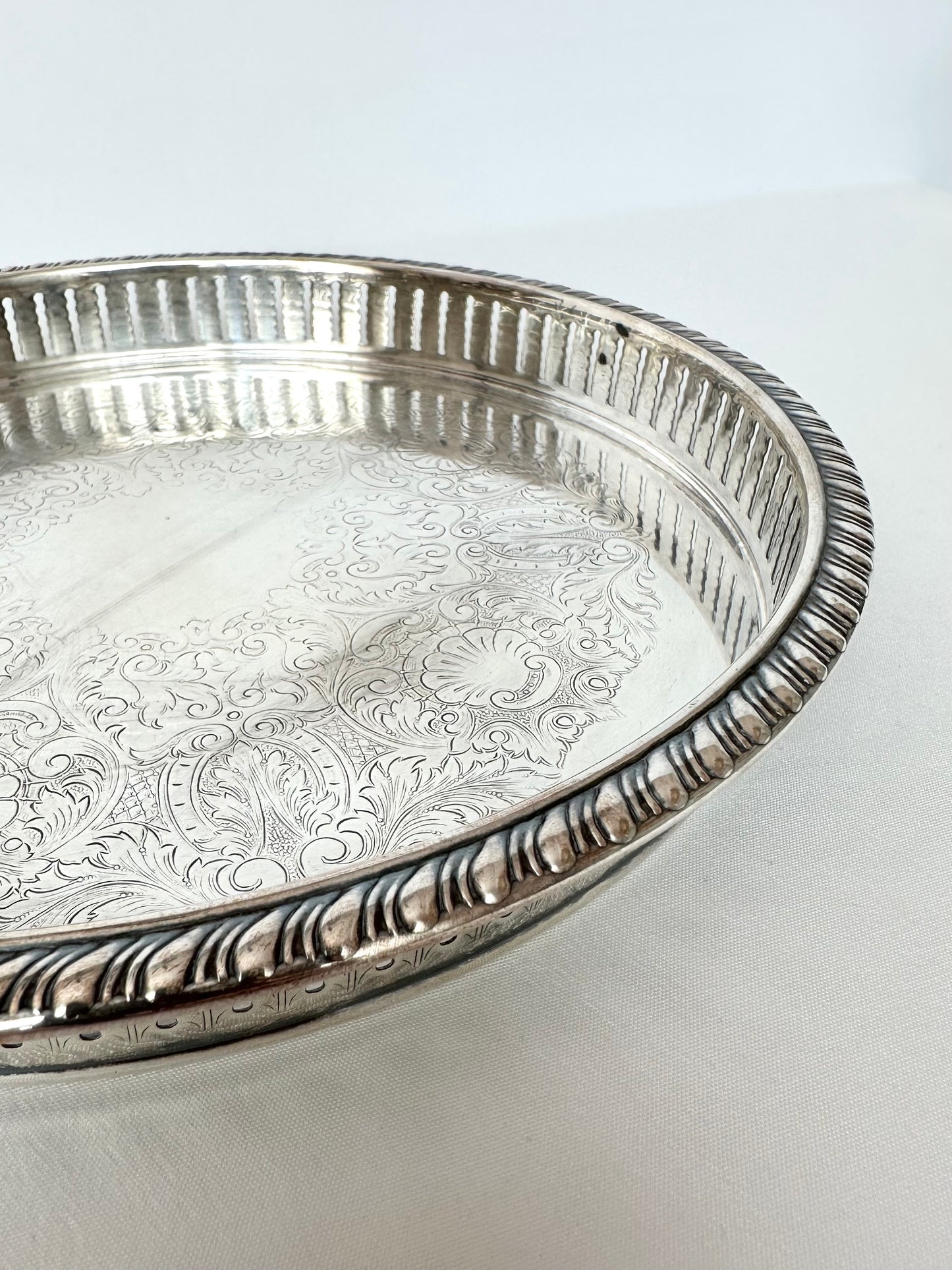 Forrest Silverplate Gallery Tray