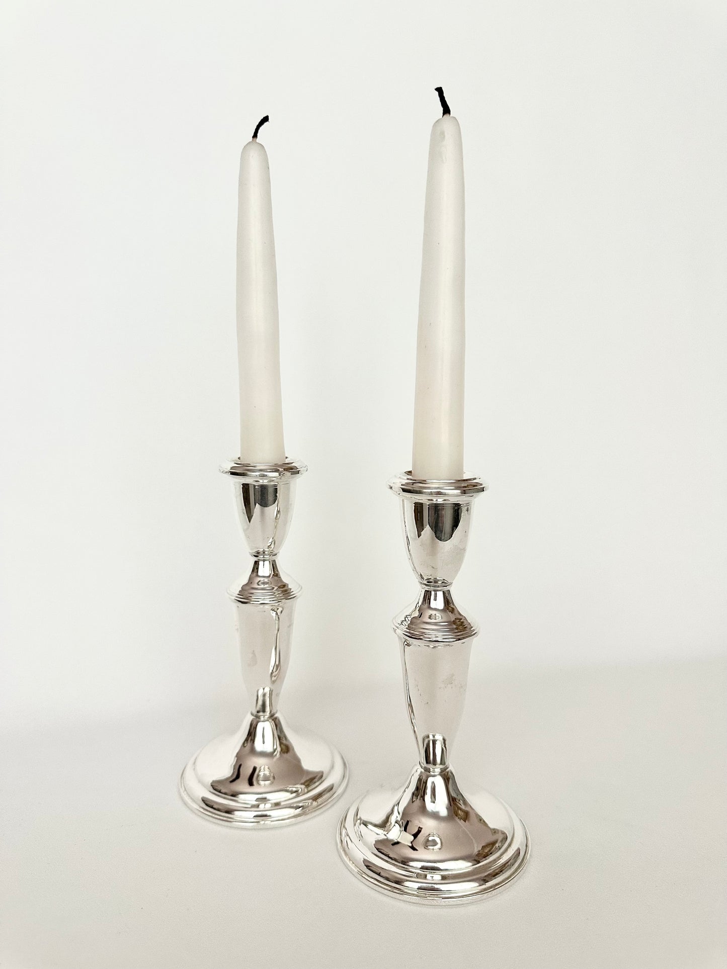 Silvie Sterling Candlestick Holders