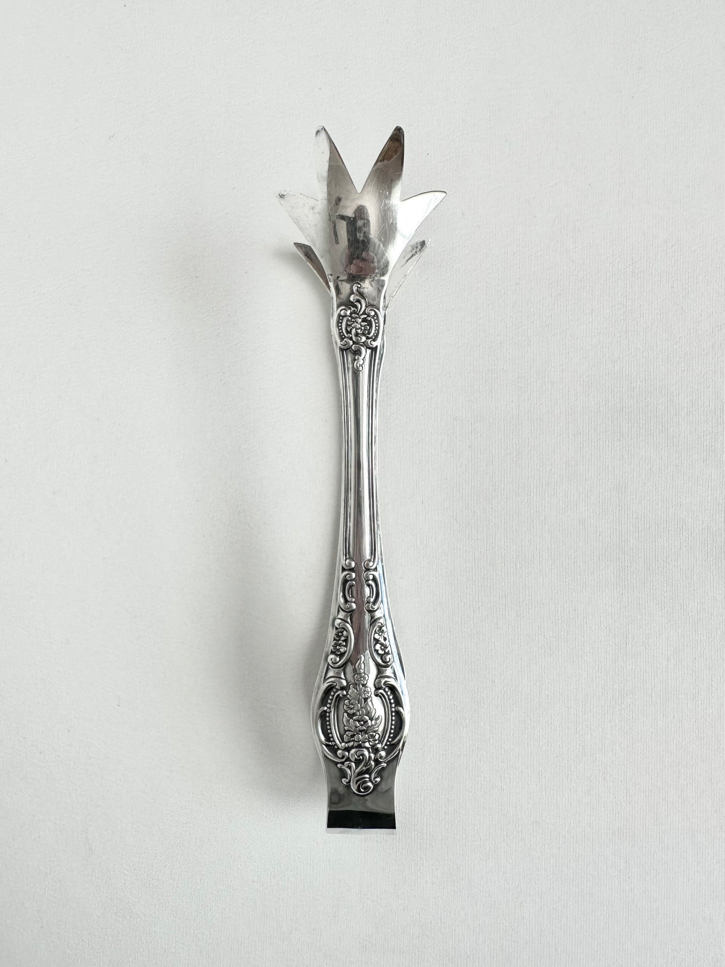 Castille Silverplate Ice Tongs