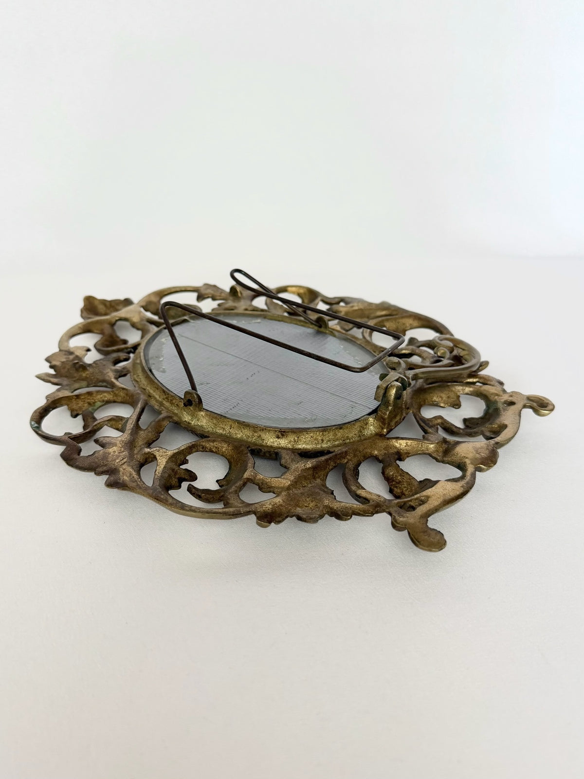Minerva Brass Tabletop Mirror
