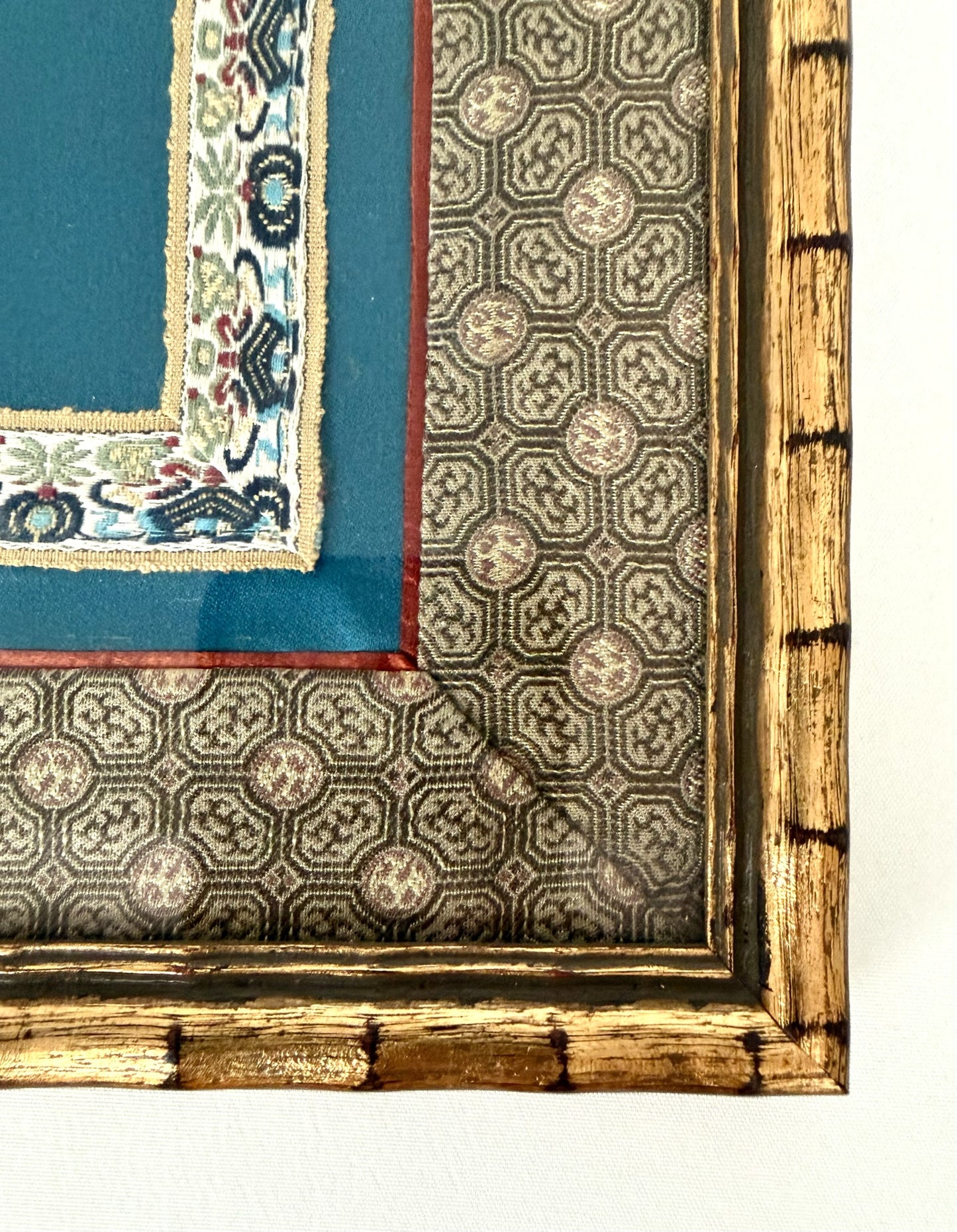 Belladonna Framed Silk Panel