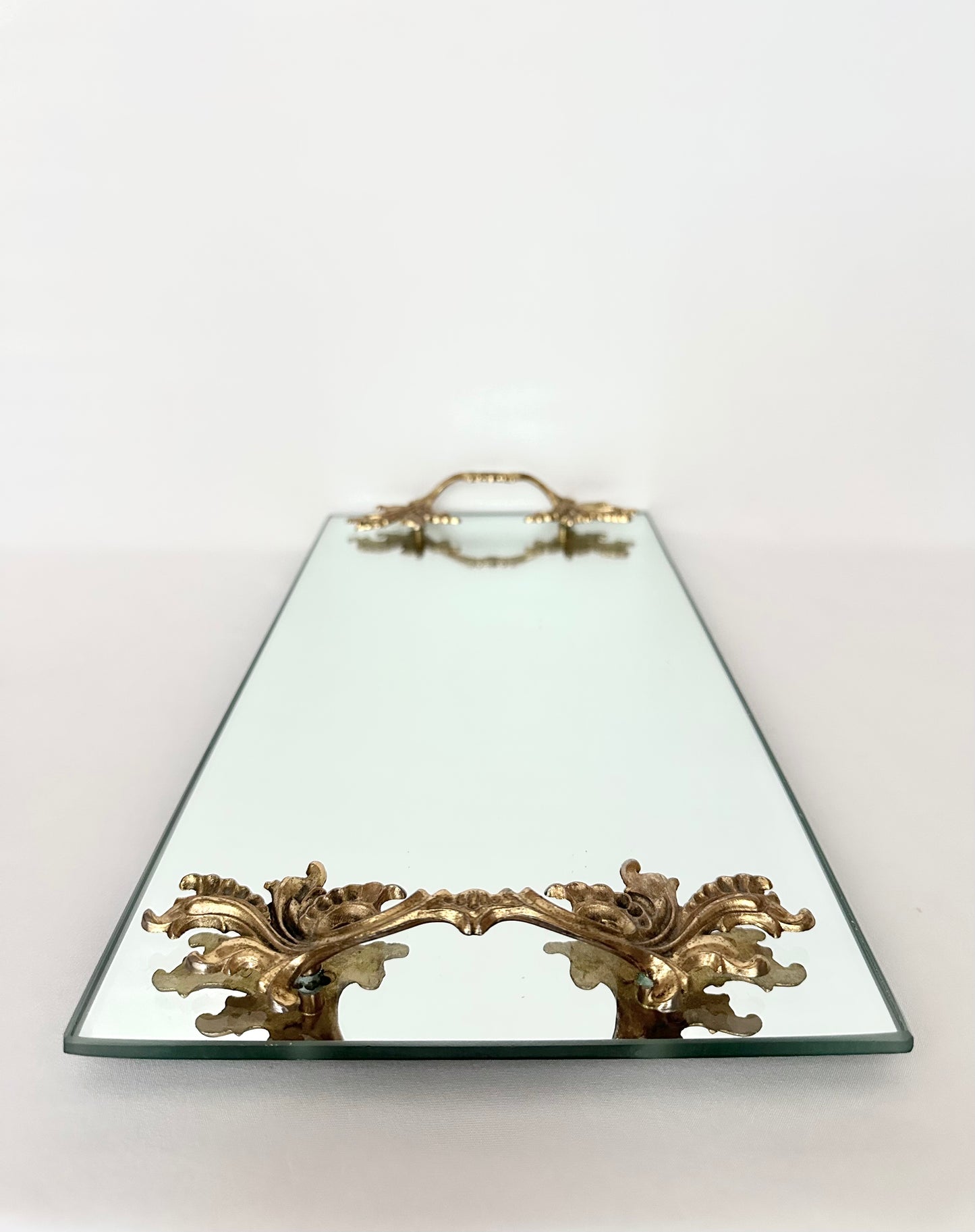 Helene Mirrored Vanity Tray