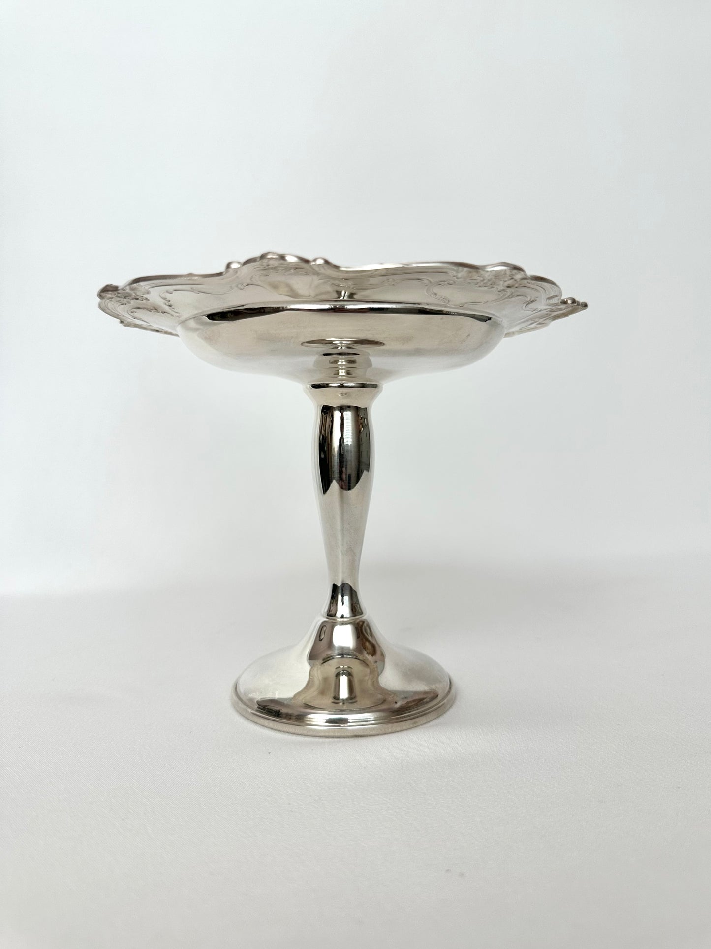 Devi Silverplate Pedestal Dish