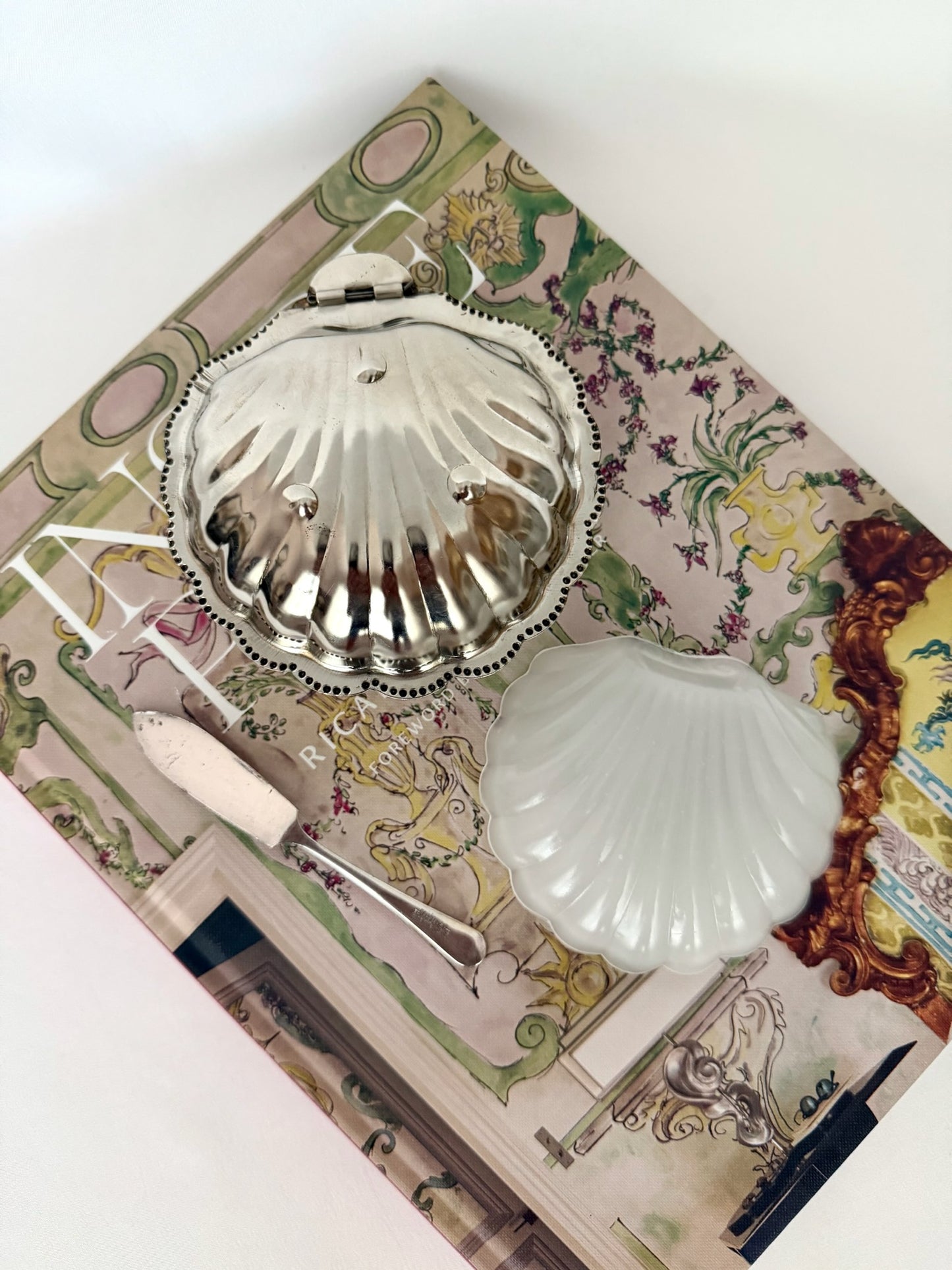 Coralie Silverplate Butter Dish