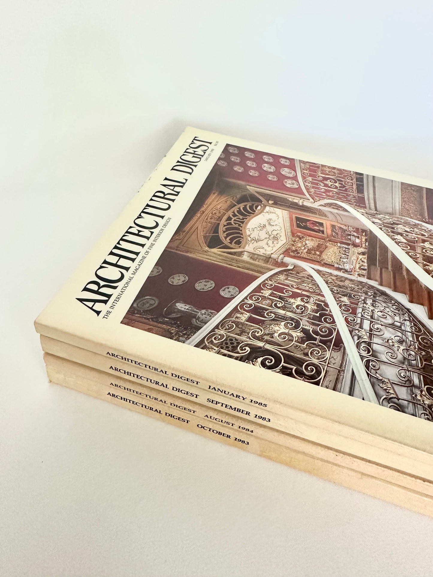 Vintage Architectural Digest Stack