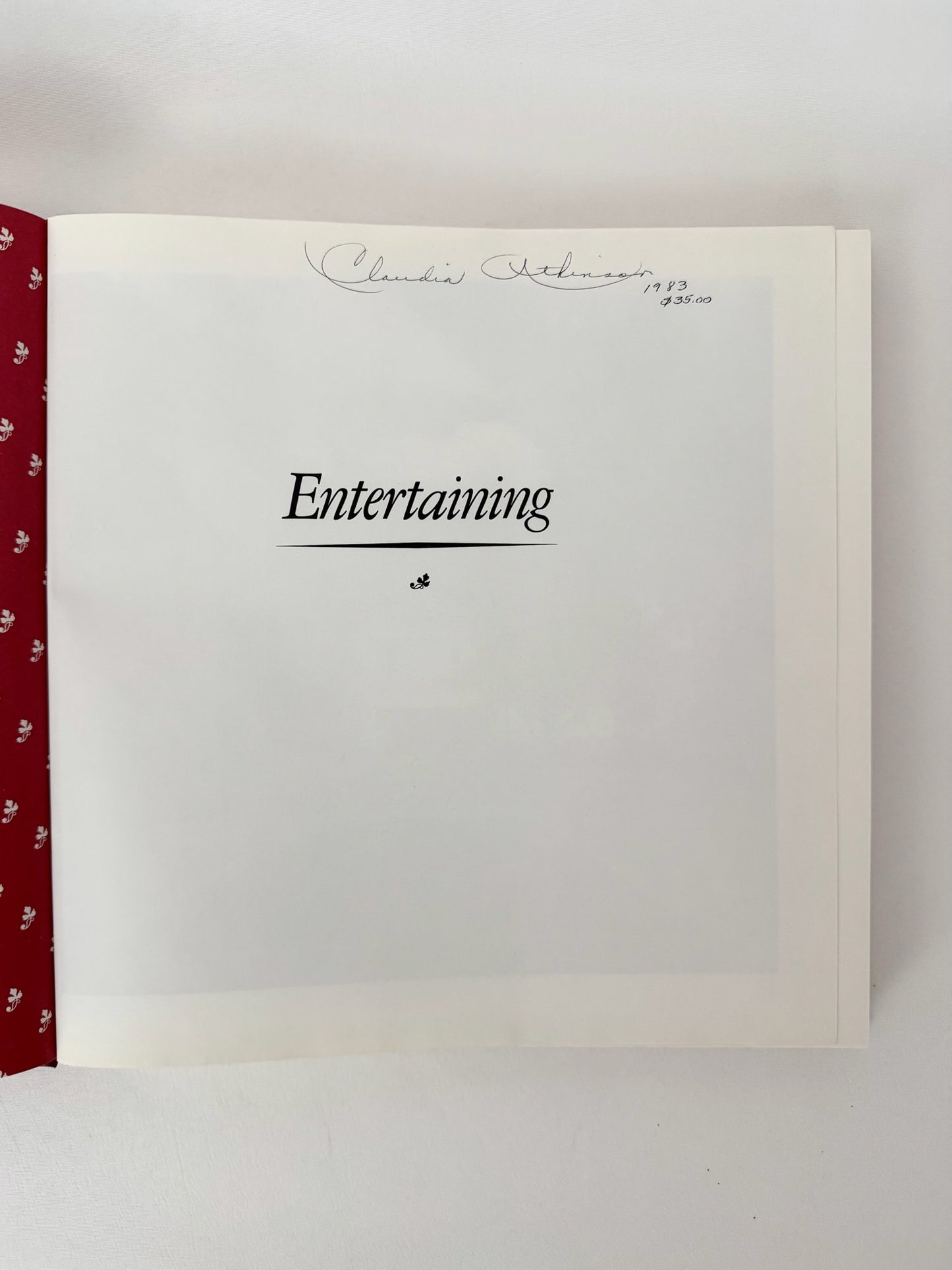 Entertaining Book