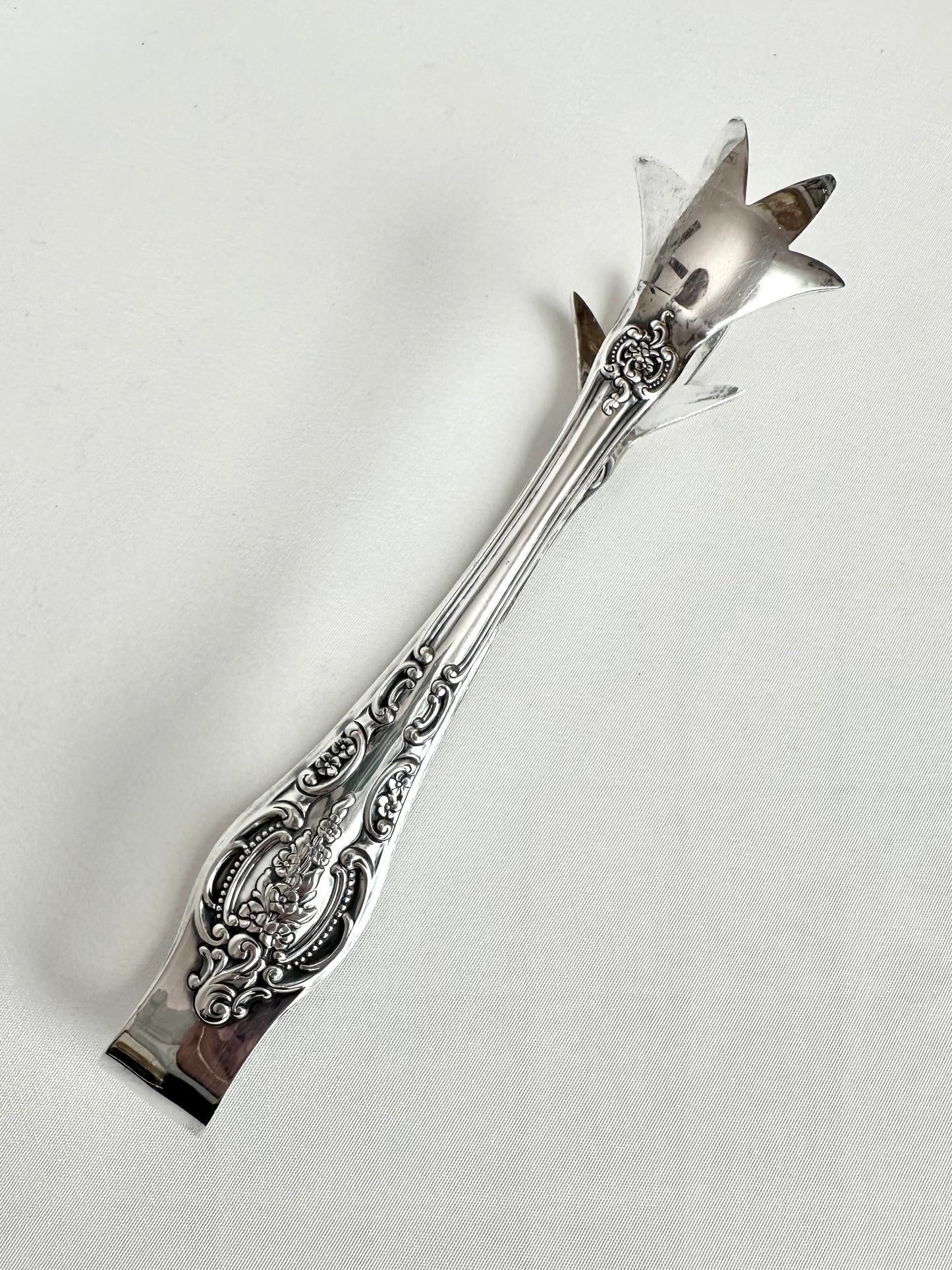 Castille Silverplate Ice Tongs