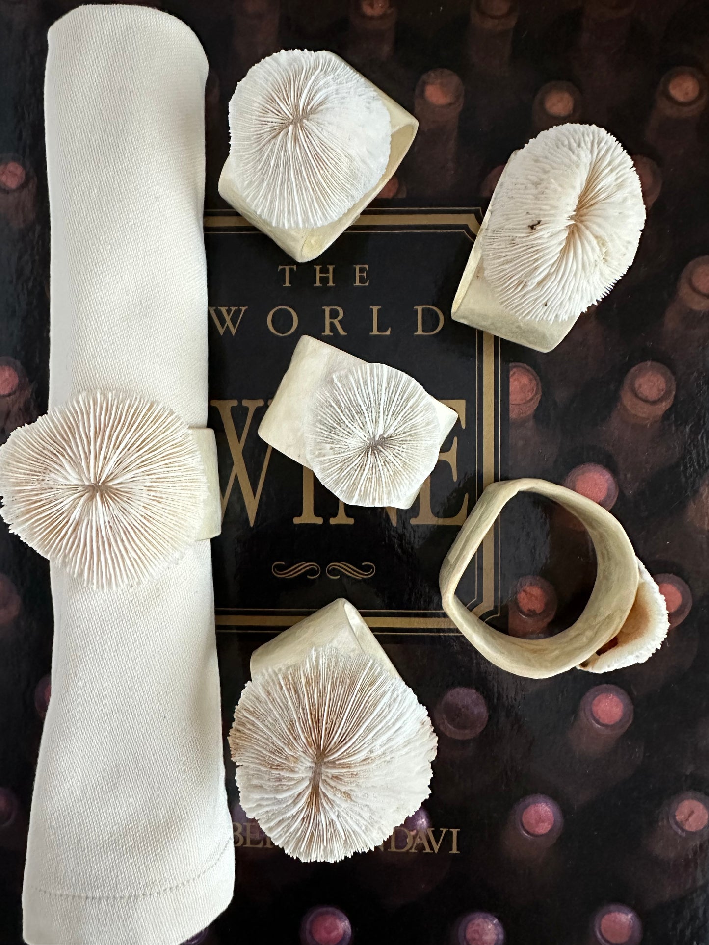 Maris Capiz Napkin Rings