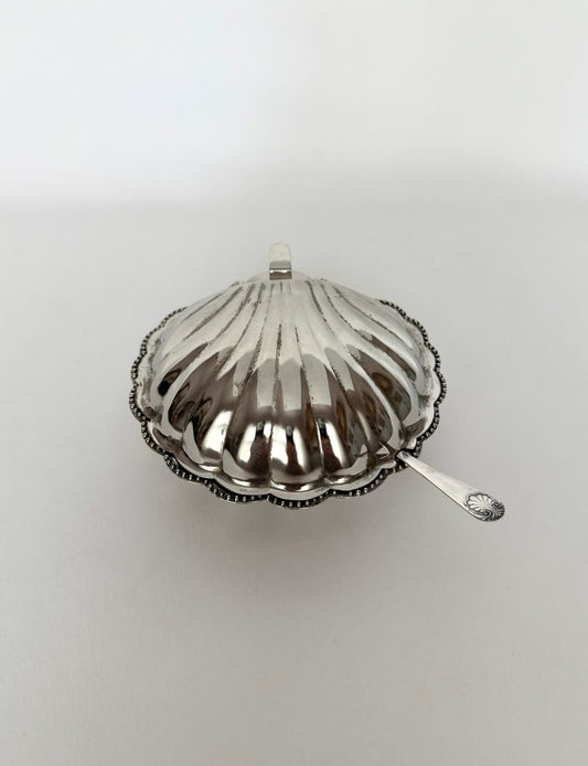 Coralie Silverplate Butter Dish