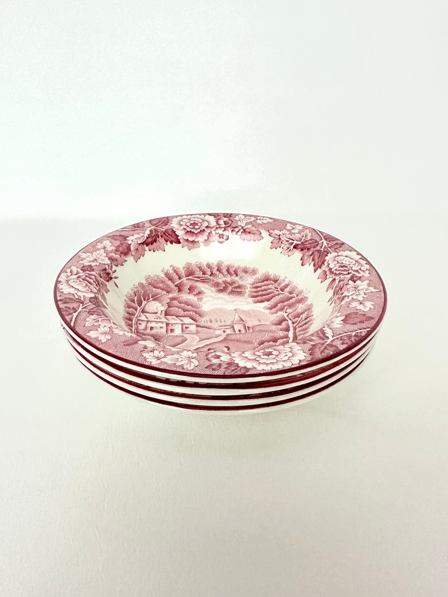 Estelle Transferware Fruit Bowls