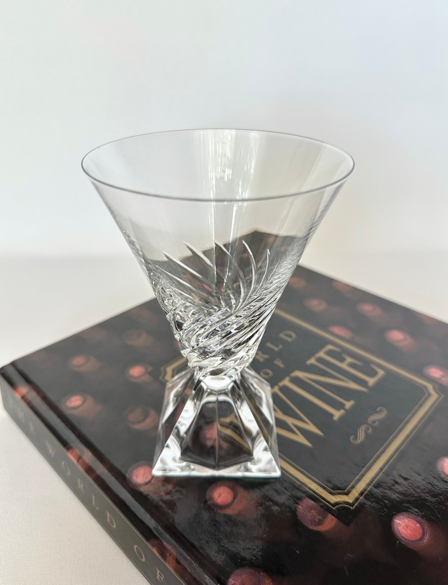 Clotilde Cut Crystal Goblets