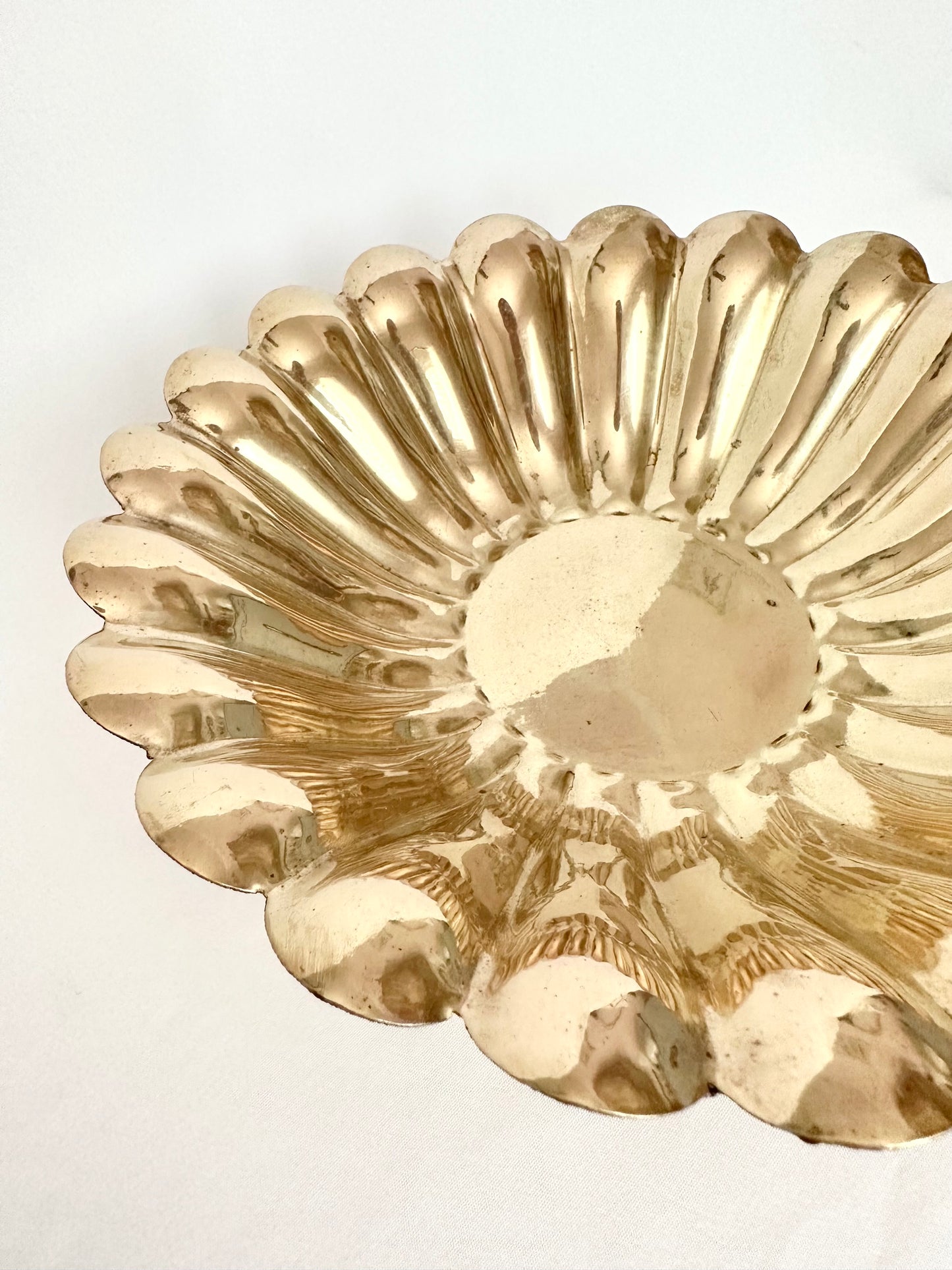 Clytie Brass Footed Bowl