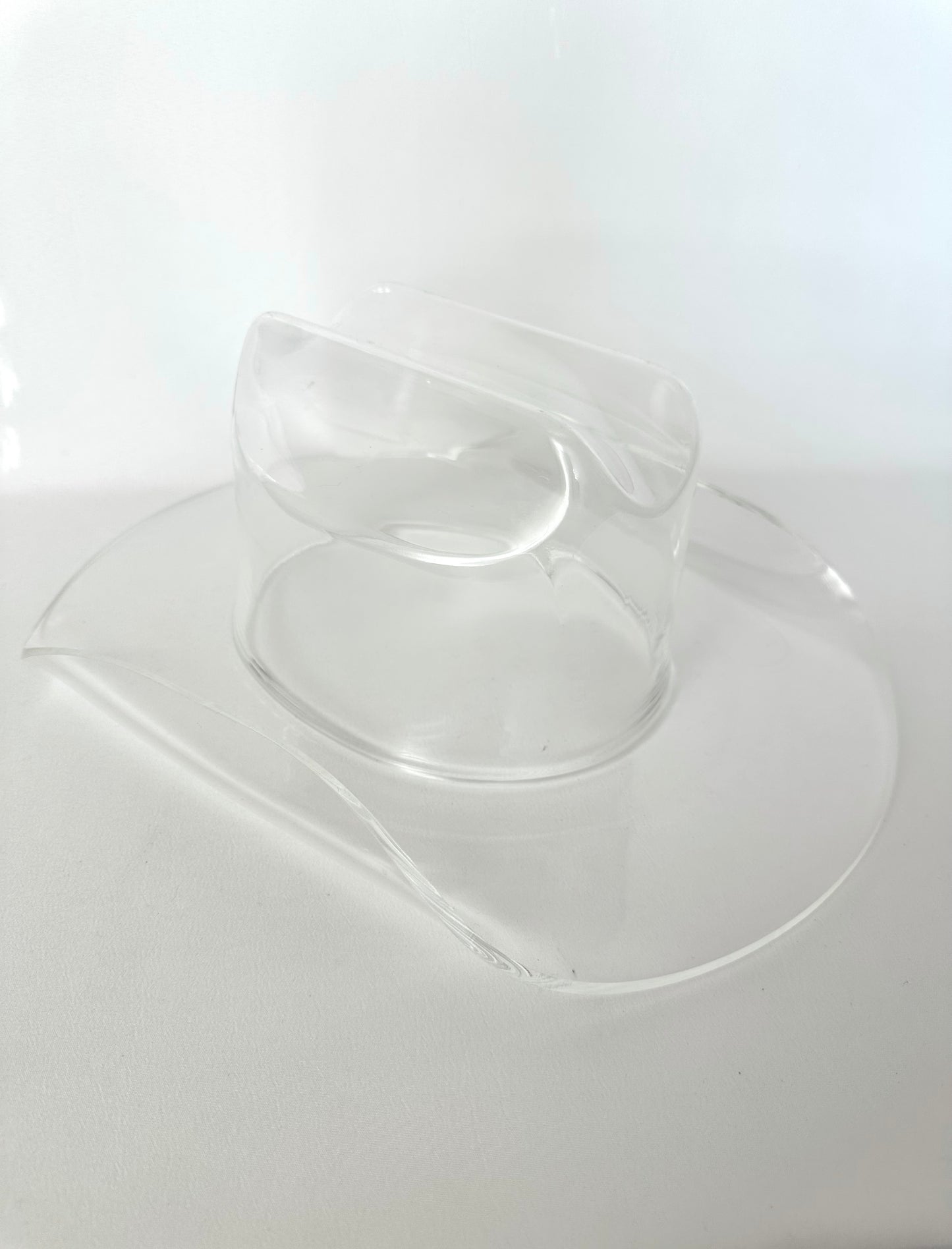 Landry Large Lucite Cowboy Hat