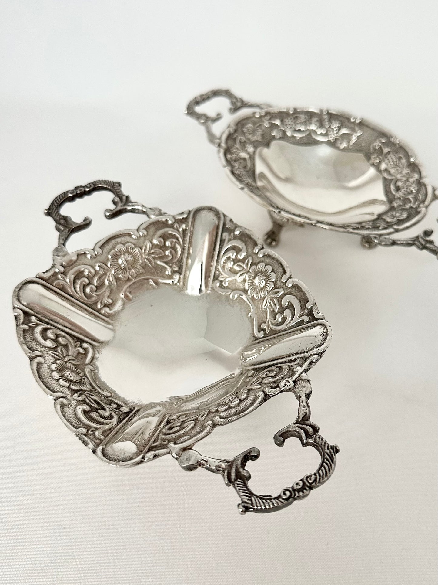 Tippi Silverplate Dish Duo