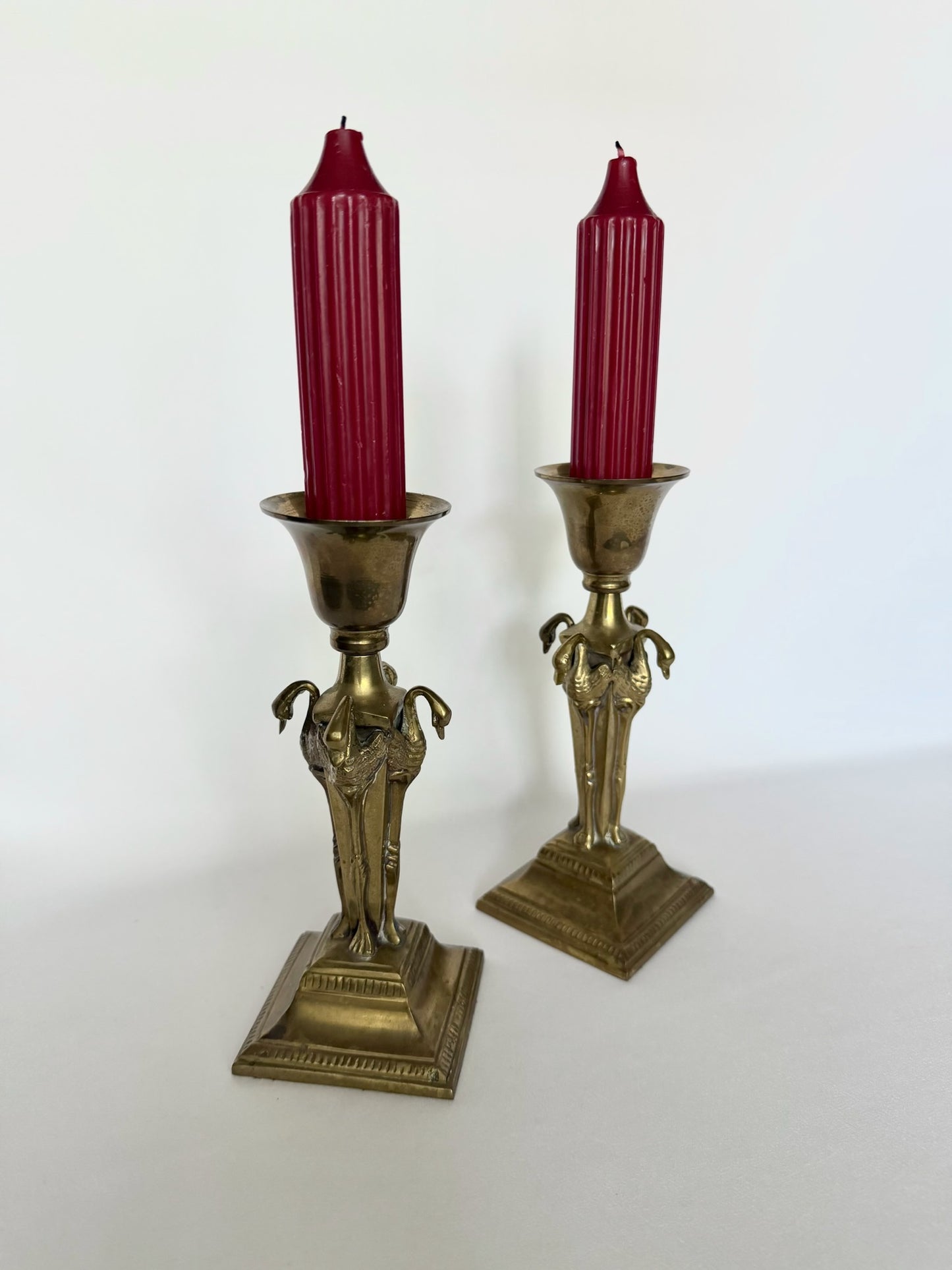 Nettie Brass Candlestick Holders