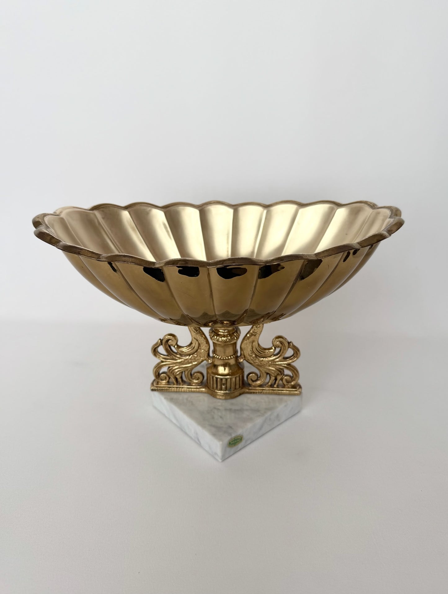 Filamina Brass Centerpiece Bowl