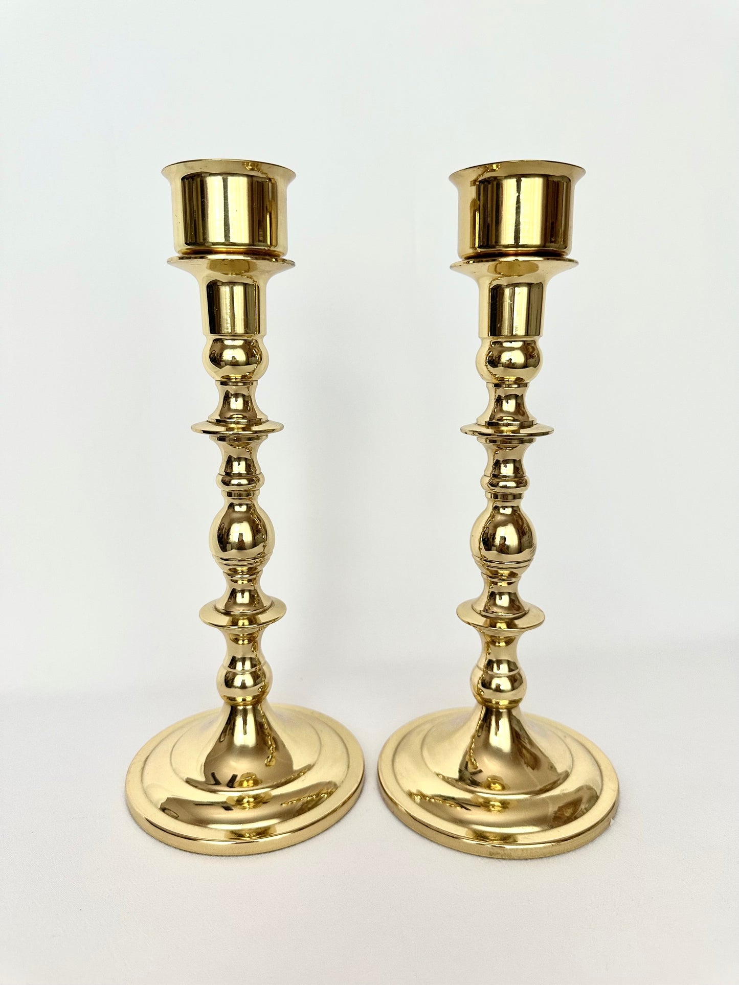 Leora Brass Candlestick Holders