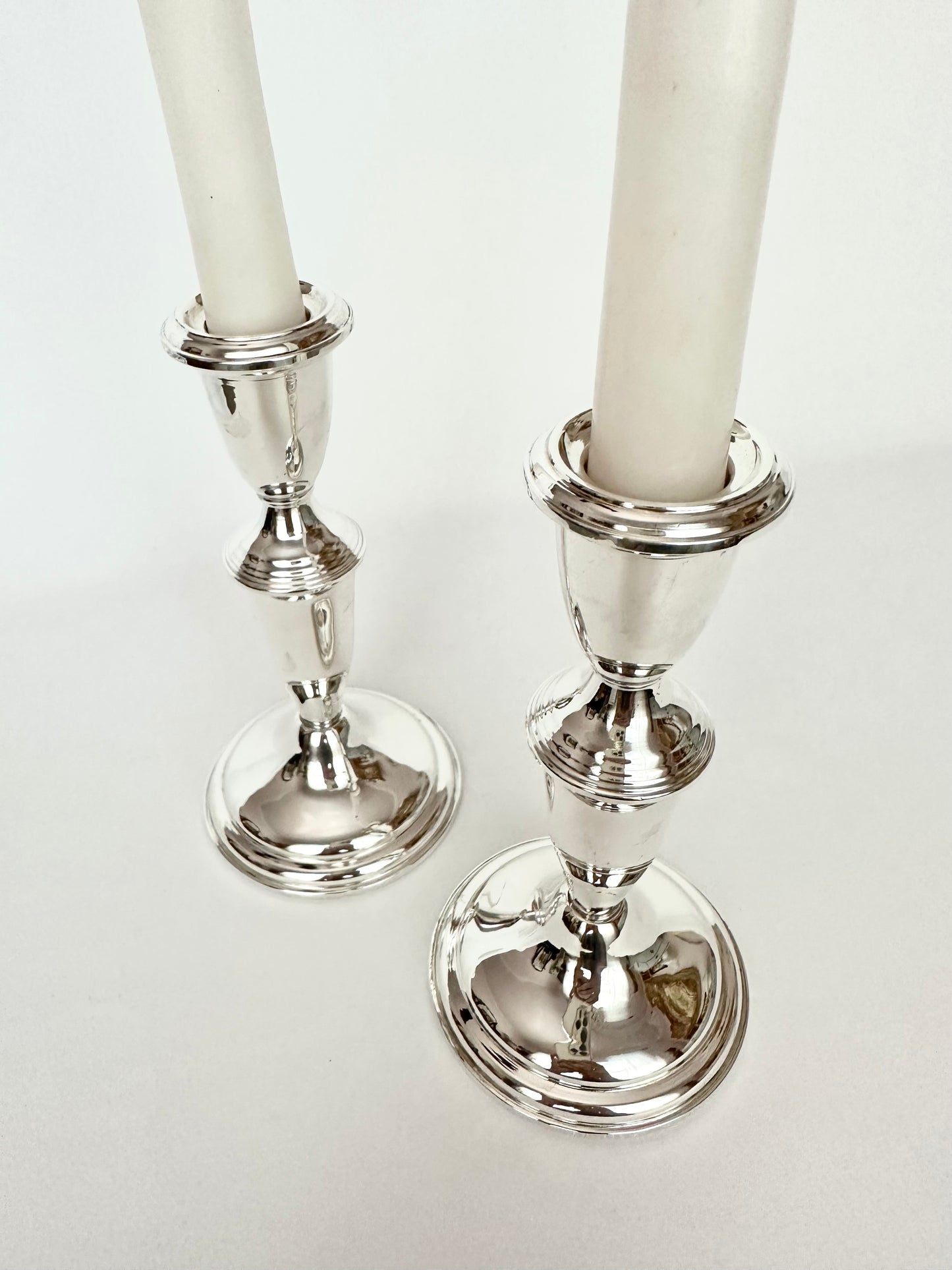 Silvie Sterling Candlestick Holders