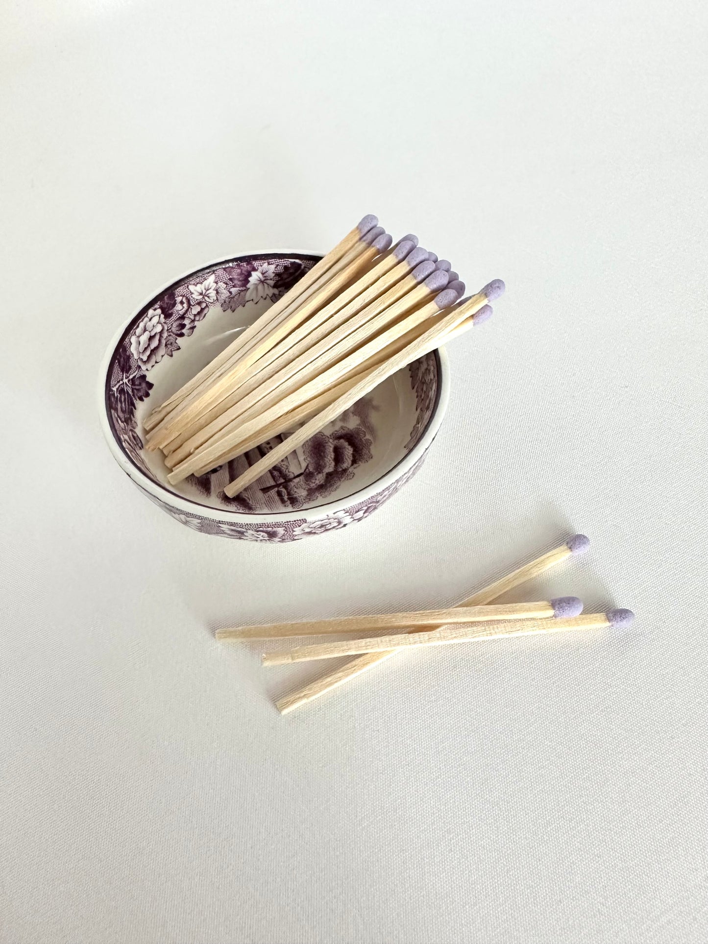 Zélie Transferware Matchstick Vessel