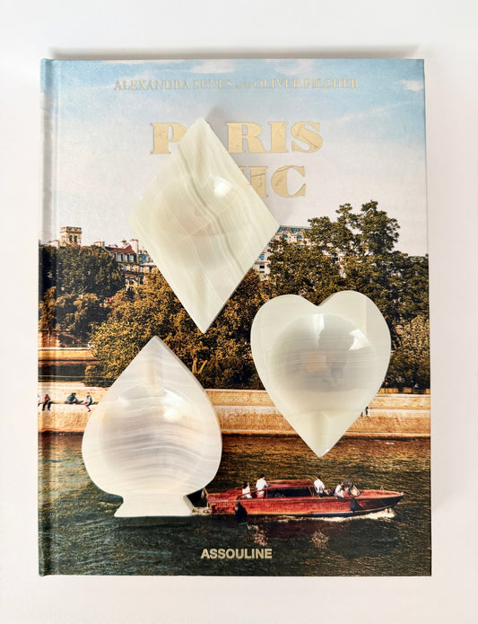 Vintage onyx set of three mini ashtrays in heart, club and diamond shape.