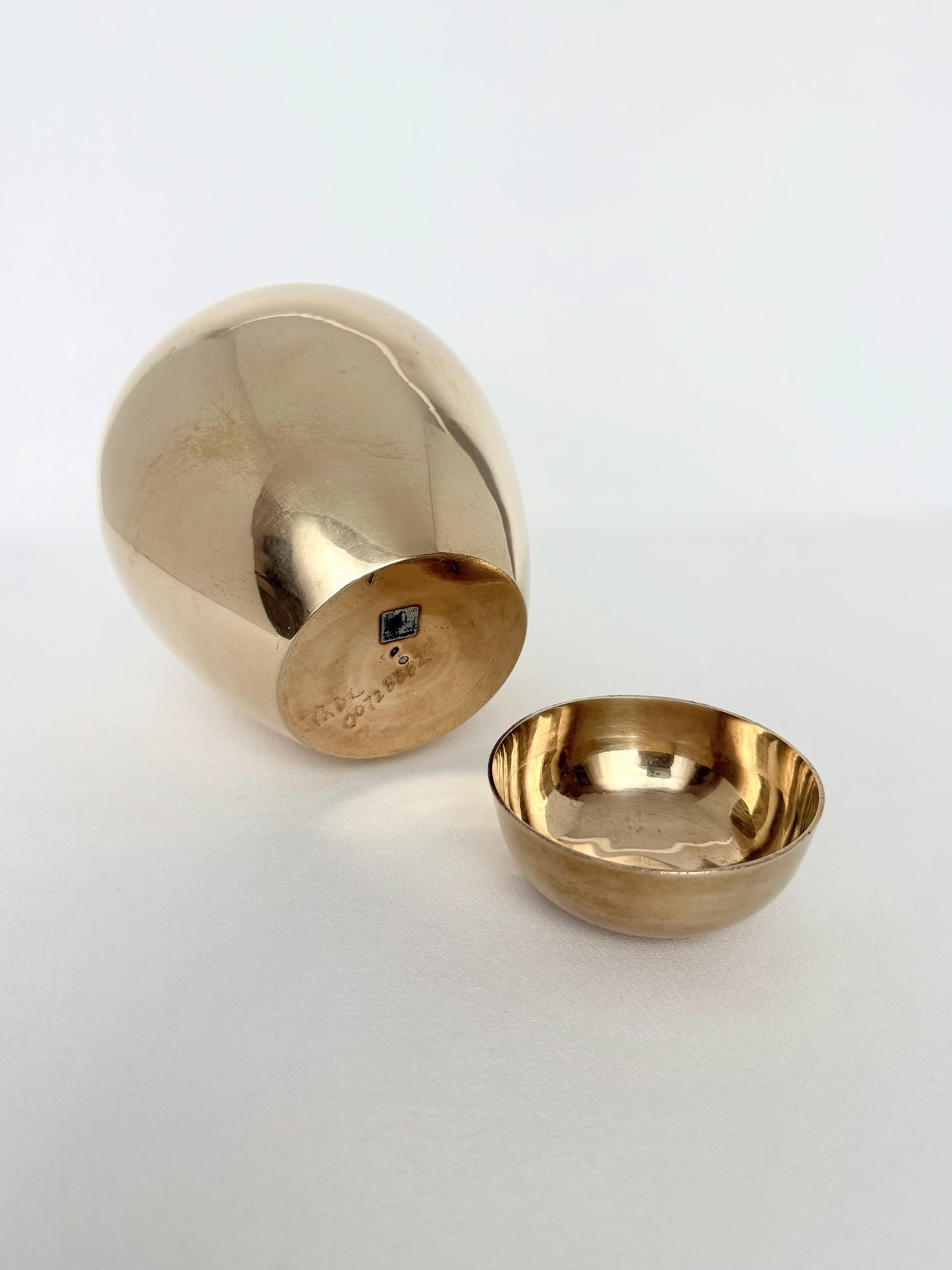 Seline Brass Ginger Jar