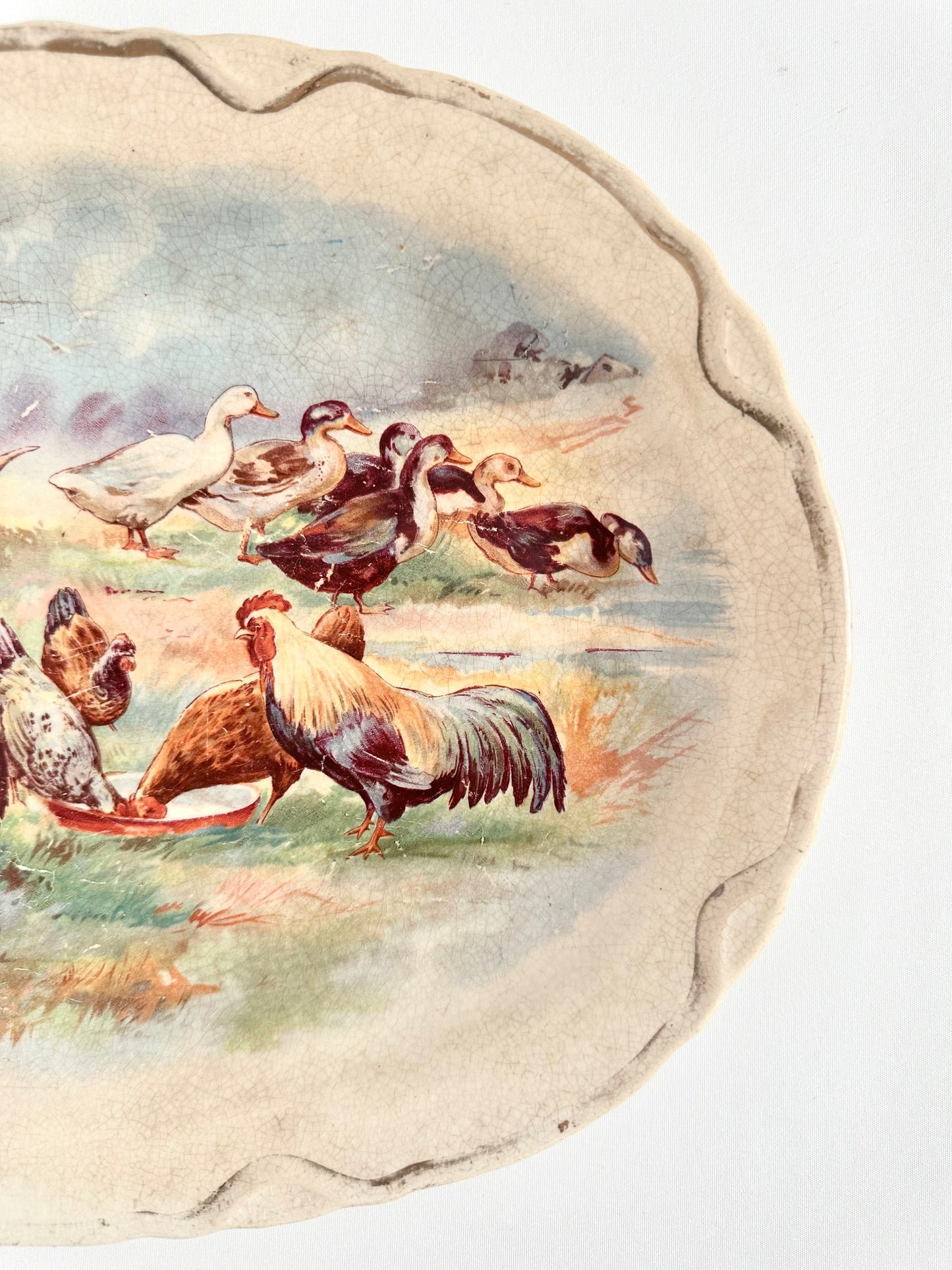 Quincy Turkey Ironstone Platter