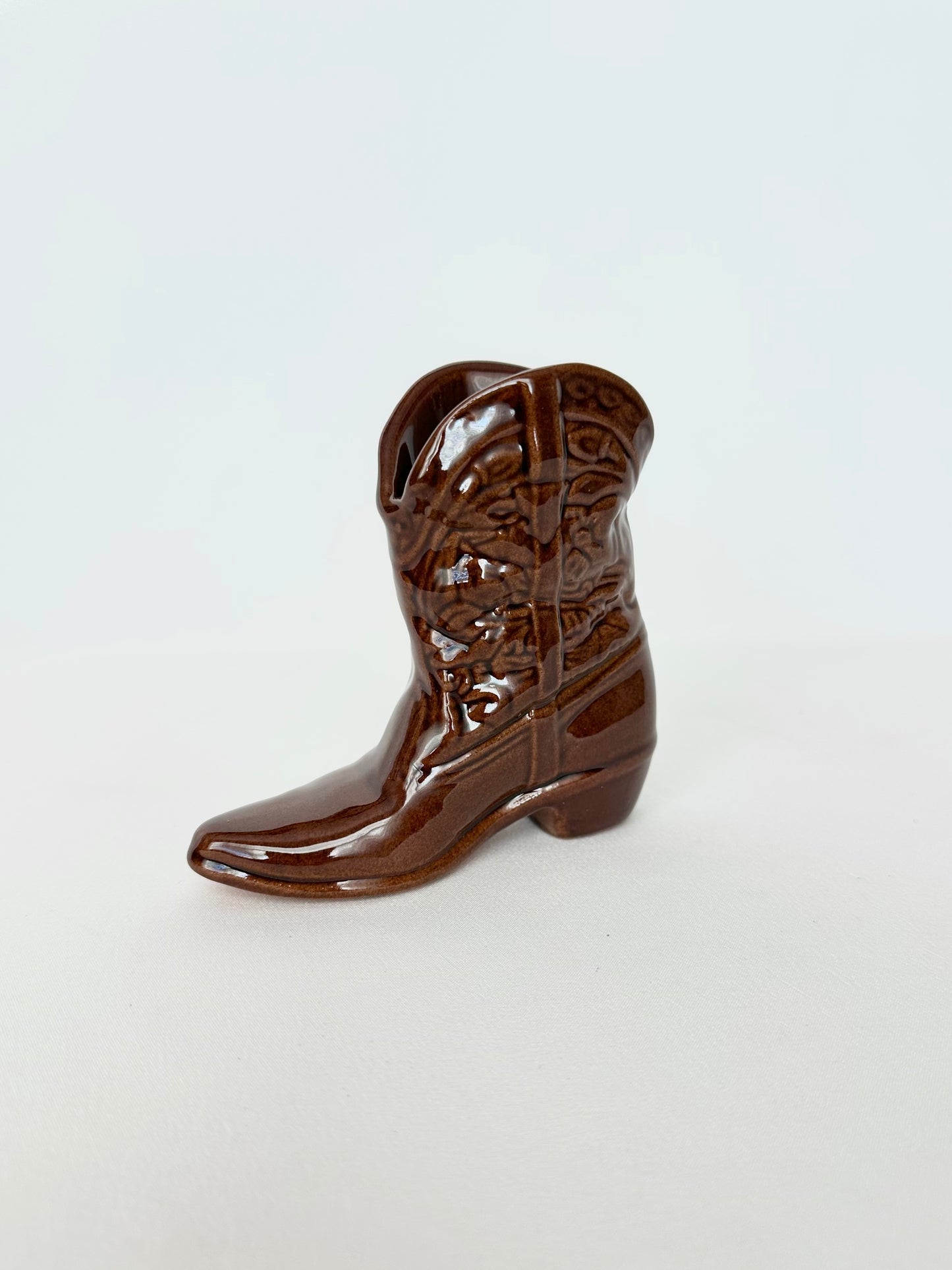 Wesley Ceramic Cowboy Boot