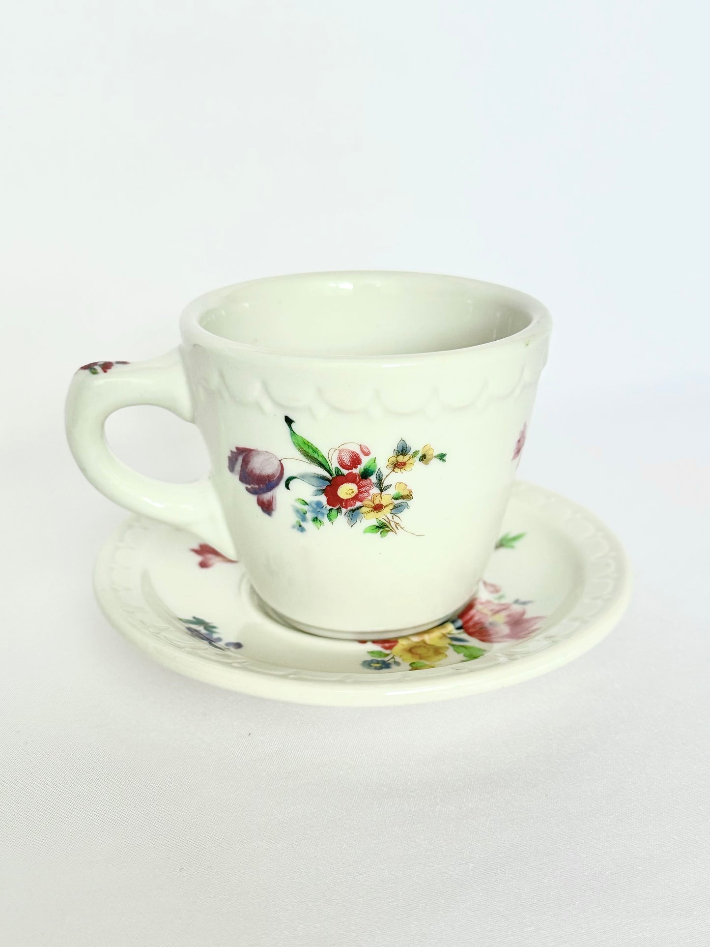 Flora Teacups & Saucers