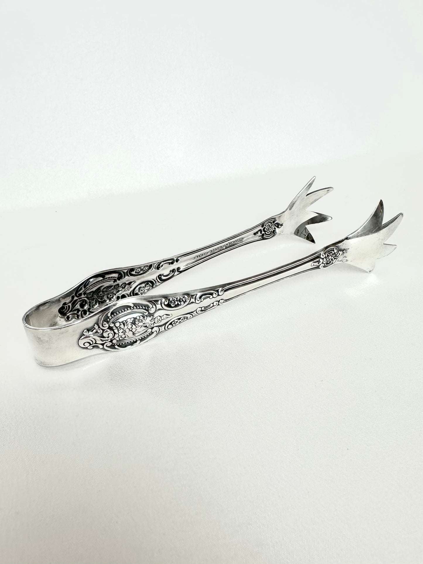 Castille Silverplate Ice Tongs