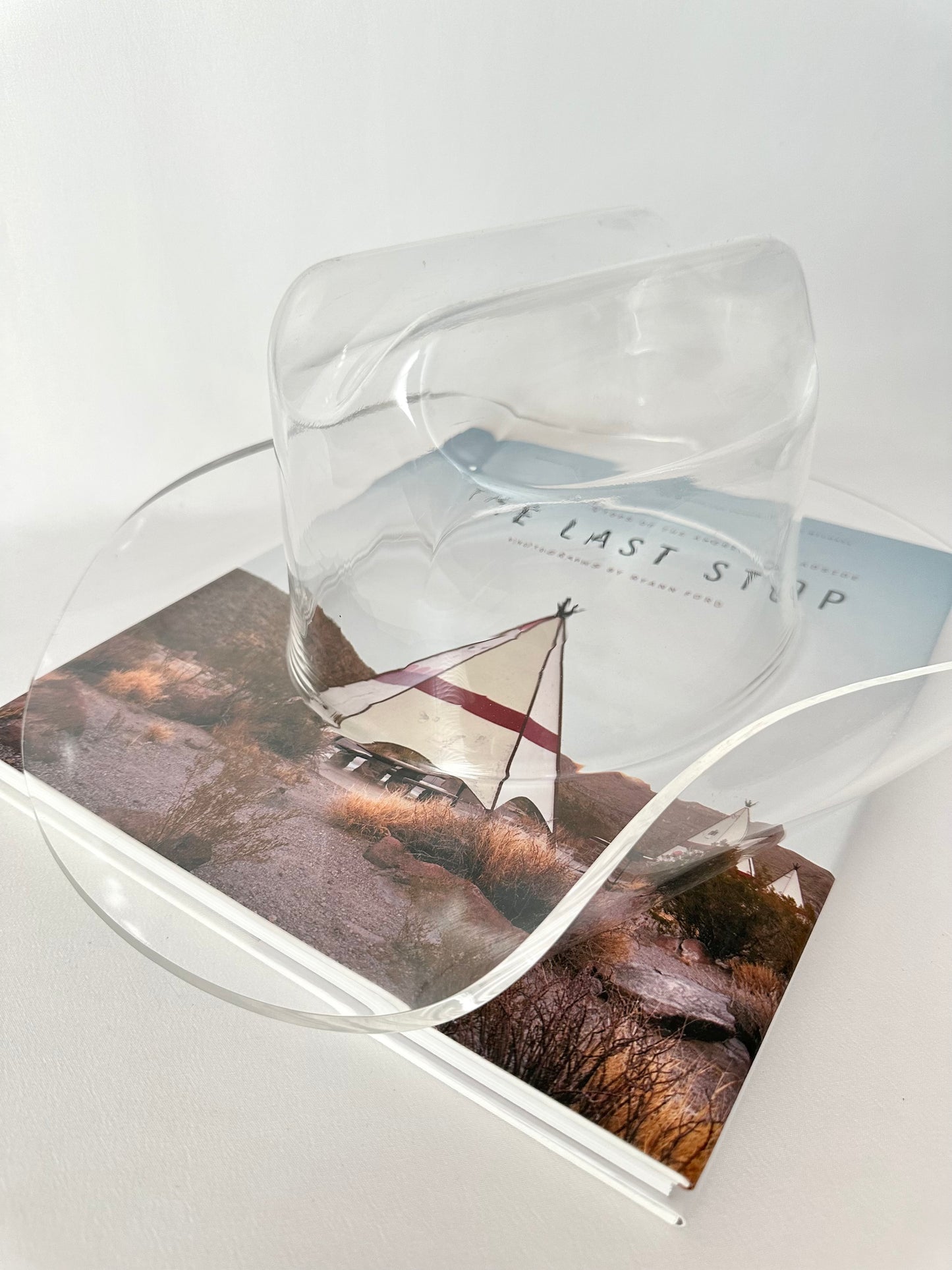 Landry Large Lucite Cowboy Hat
