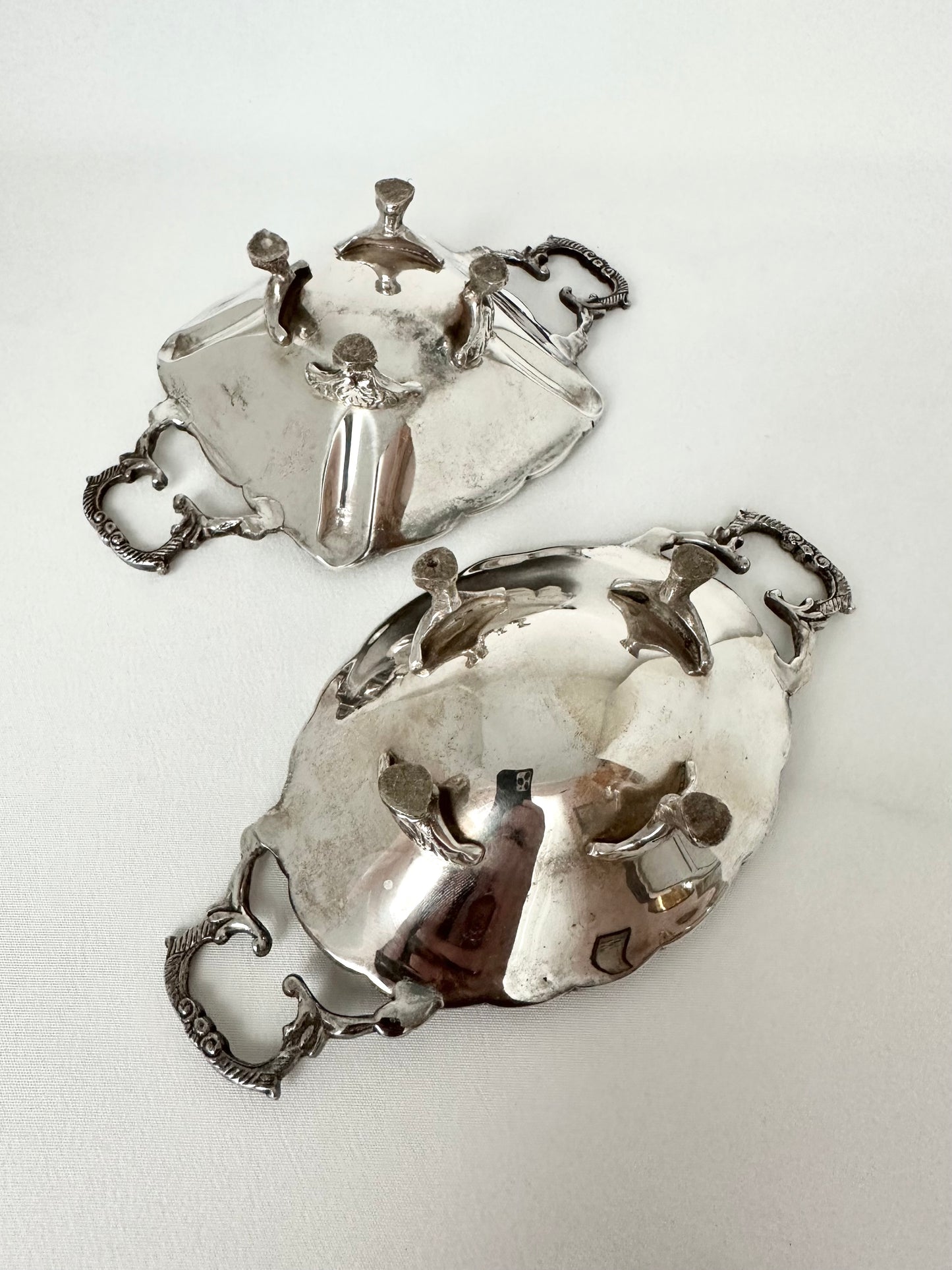 Tippi Silverplate Dish Duo