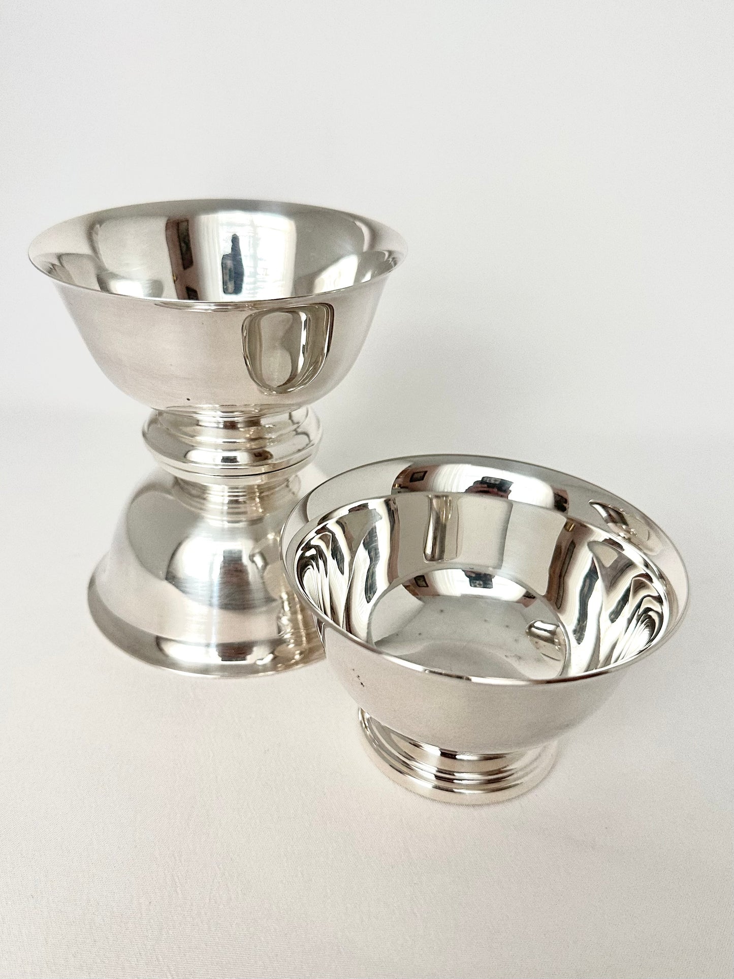 Della Silverplate Revere Bowl Trio